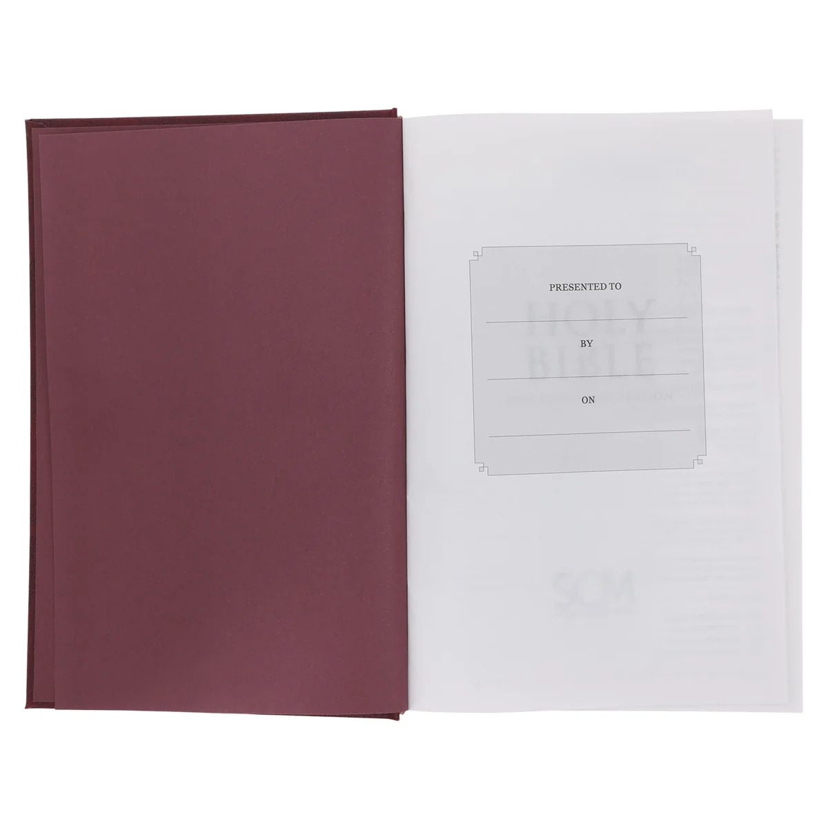 NKJV Burgundy Hardcover Bible - Image 4
