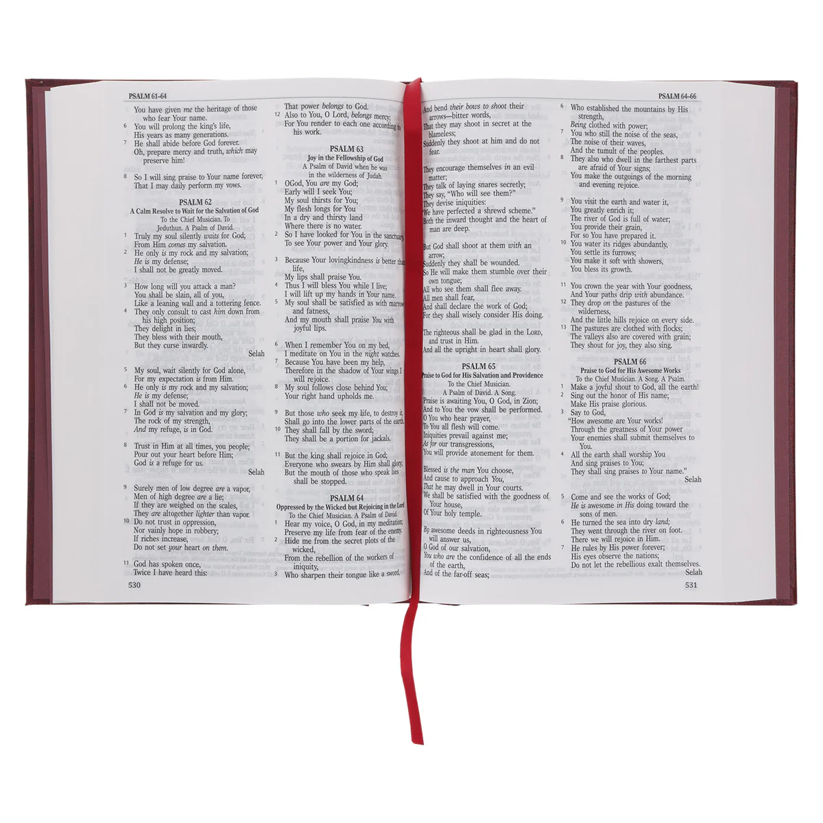 NKJV Burgundy Hardcover Bible - Image 6