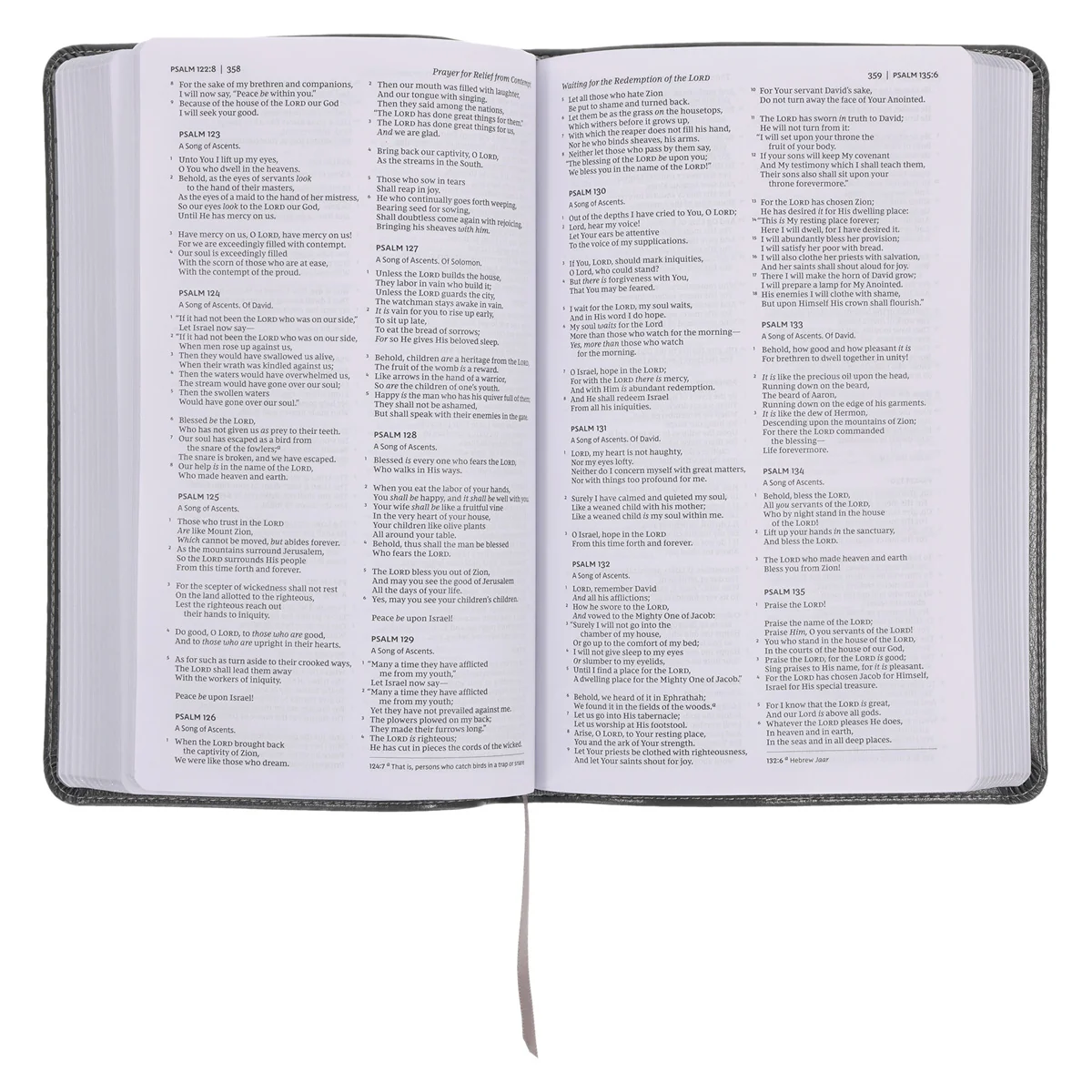 NKJV Deluxe Gift Bible Red Letter Gray (Comfort Print)(Imitation Leather) - Image 6