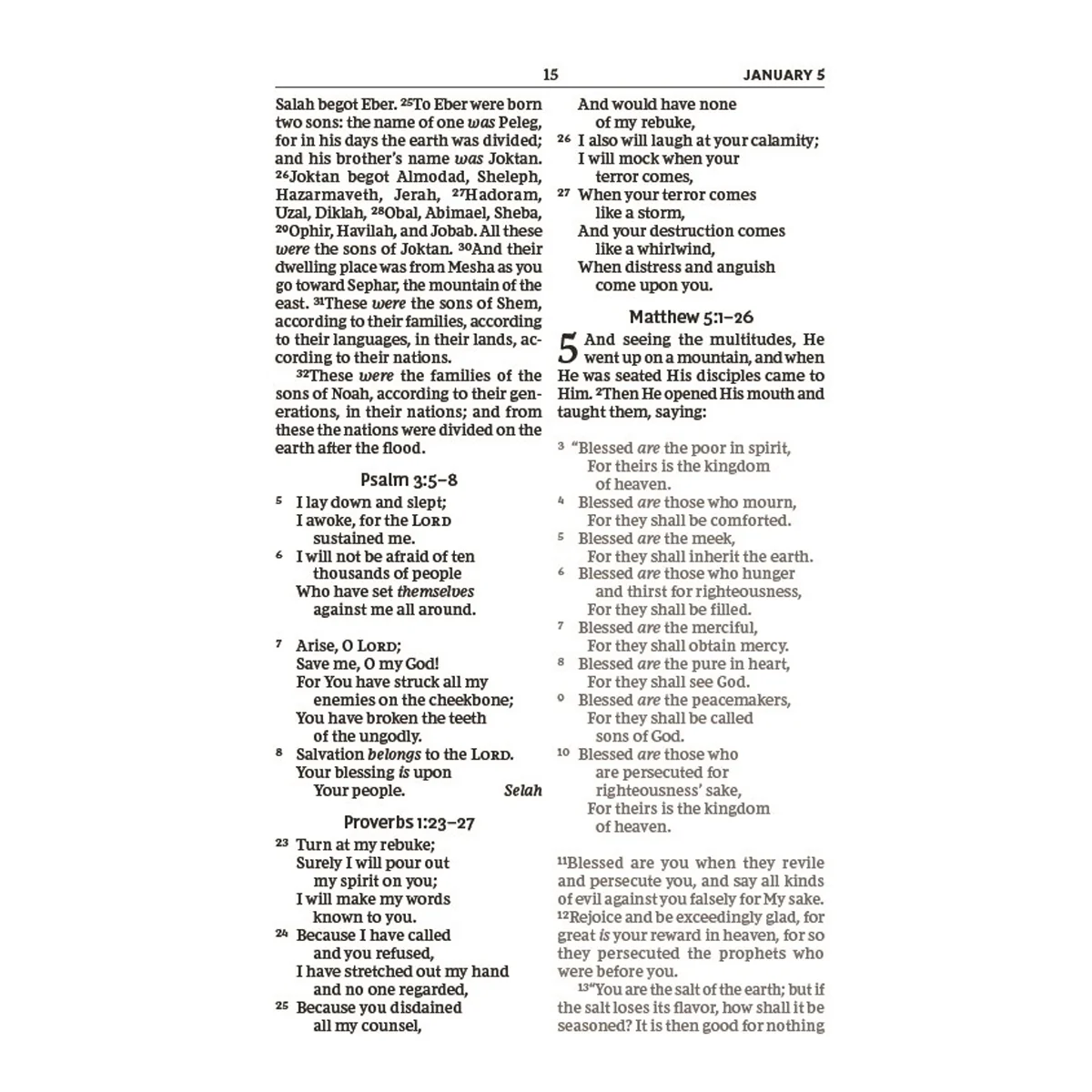 NKJV Everyday Bible Red Letter Comfort Print (Paperback) - Image 4