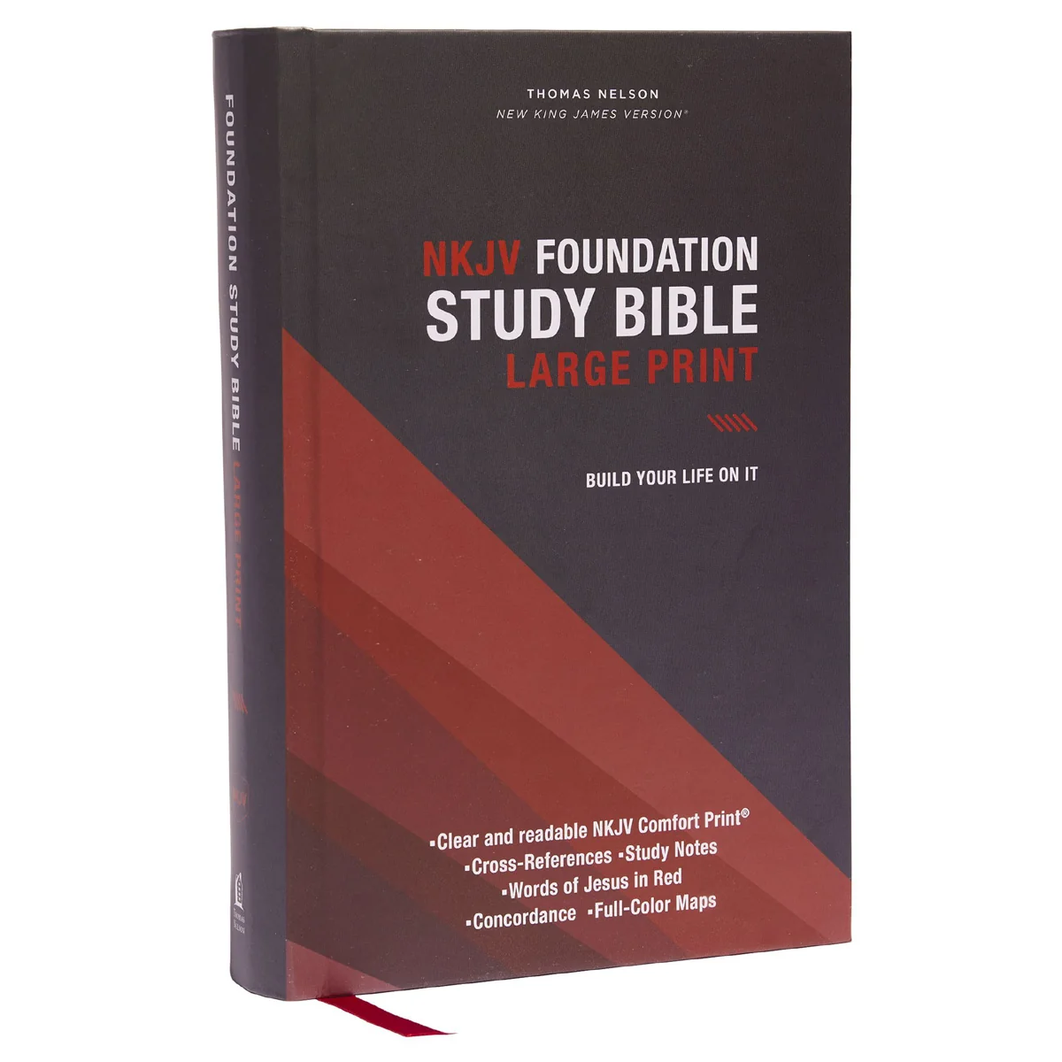 NKJV Foundation Study Bible Large Print Red Letter (Comfort Print)(Hardcover) - Image 2