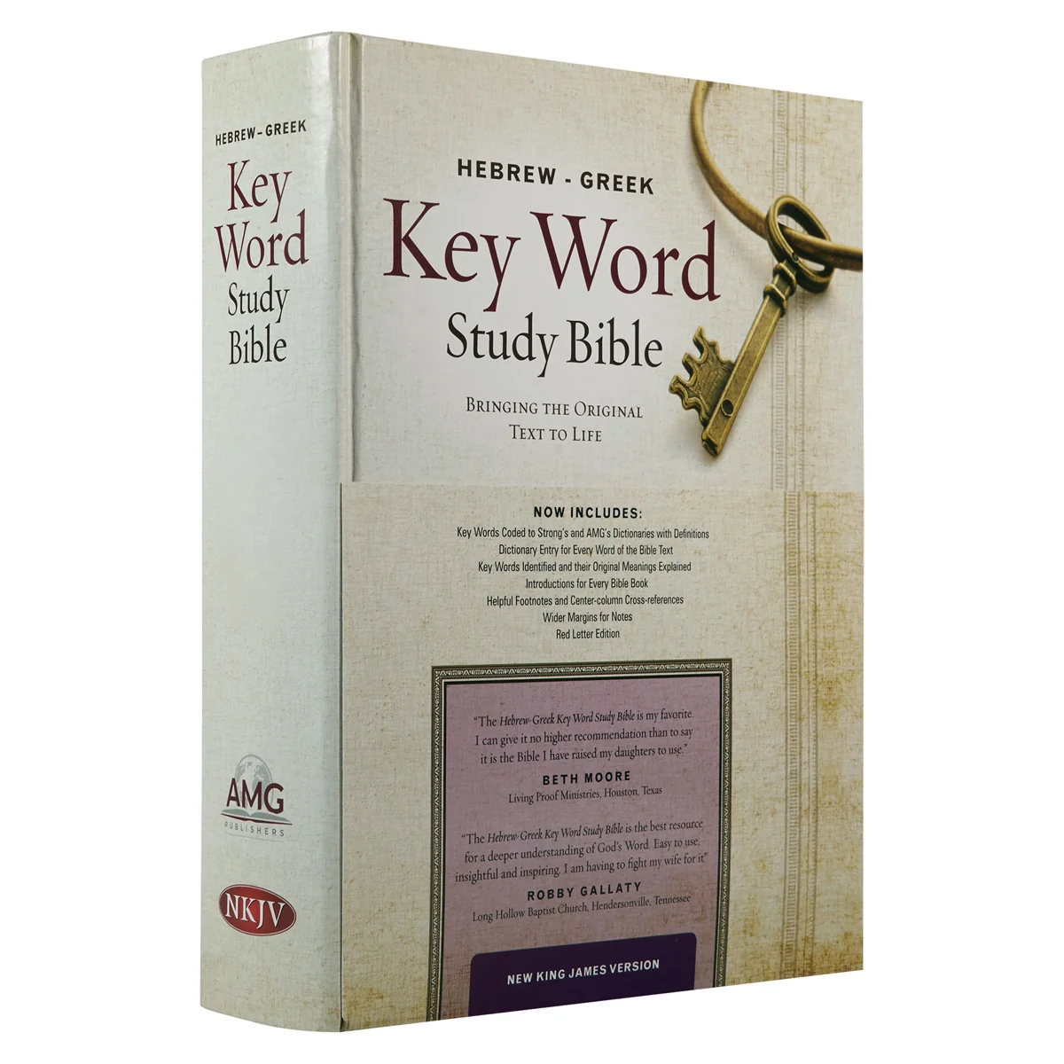 NKJV Hebrew / Greek Key Word Study Bible (Hardcover) - Image 3