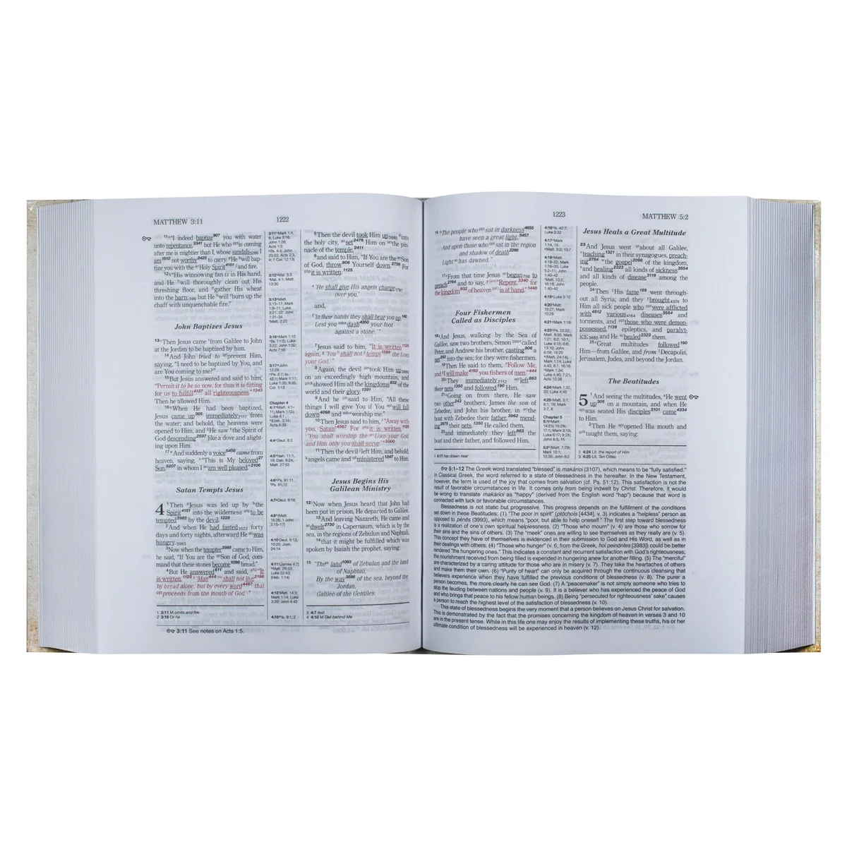 NKJV Hebrew / Greek Key Word Study Bible (Hardcover) - Image 5