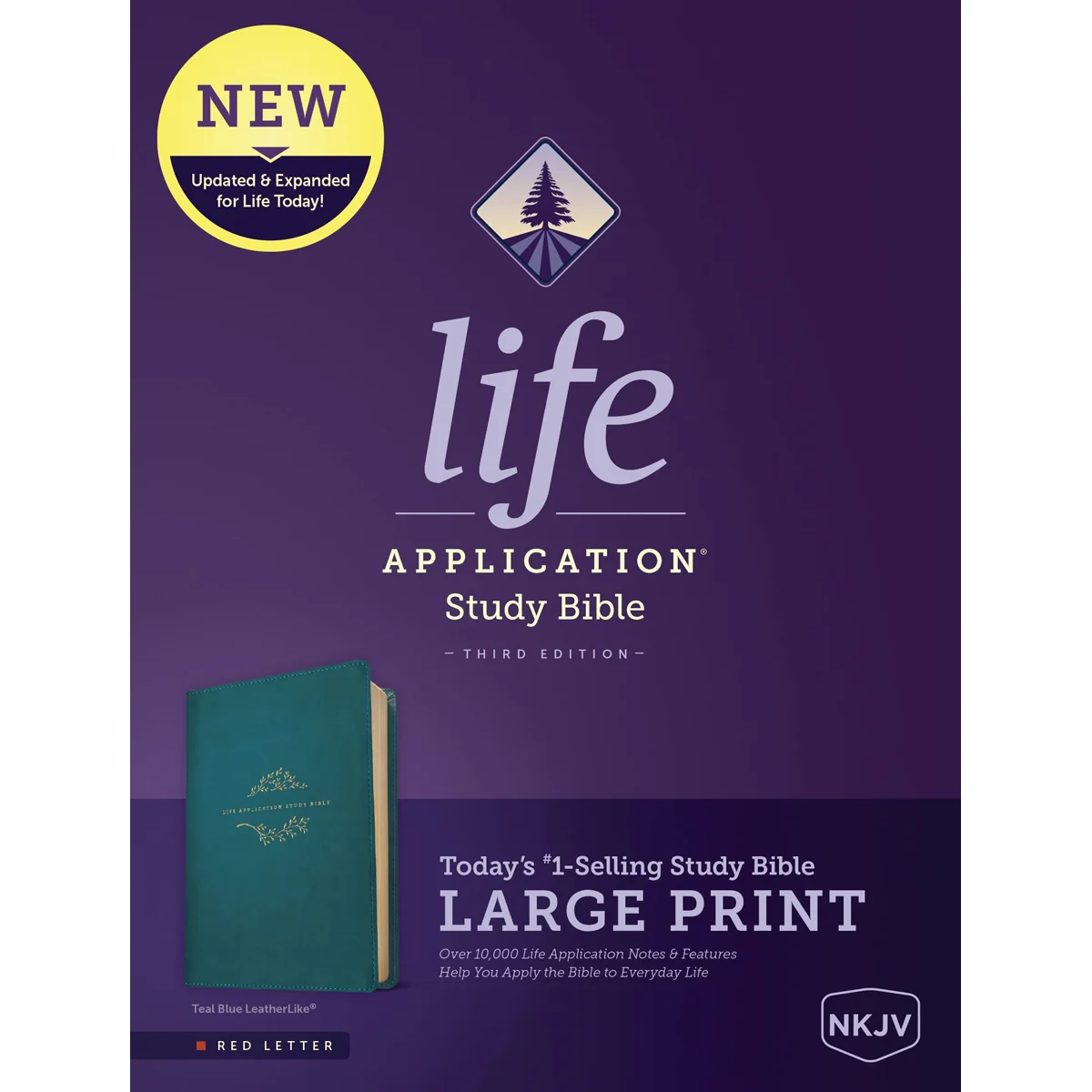 NKJV Life Application Study Bible, Third Ed, Large Print, Red Letter, Teal Blue (Immitation Leather) - Image 5