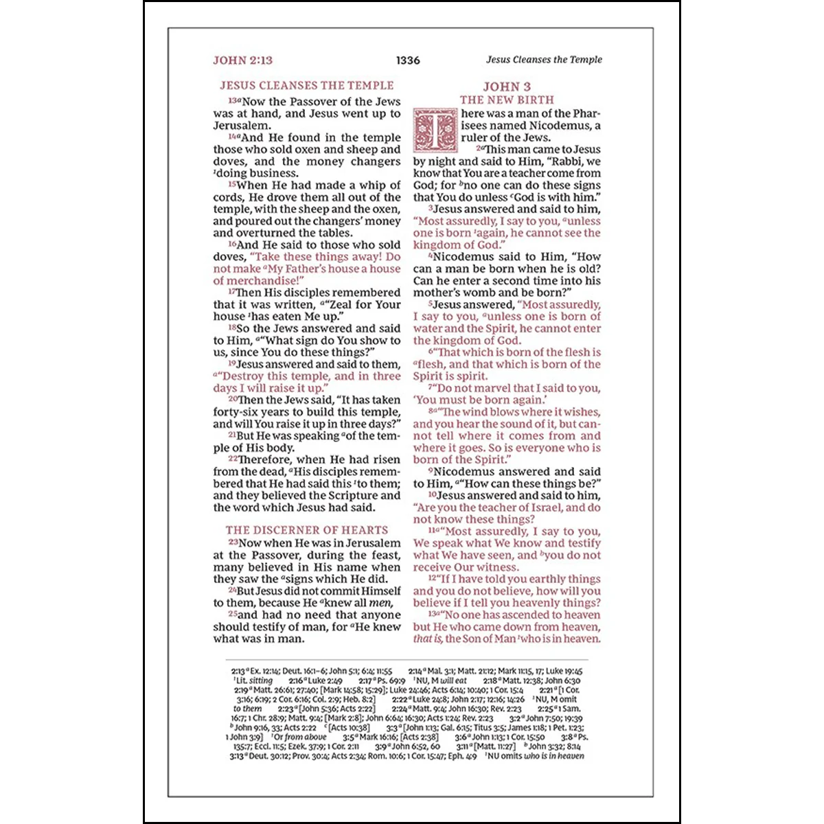 NKJV Personal Size Reference Bible Black (Comfort Print)(Sovereign Collection)(Genuine Leather) - Image 4