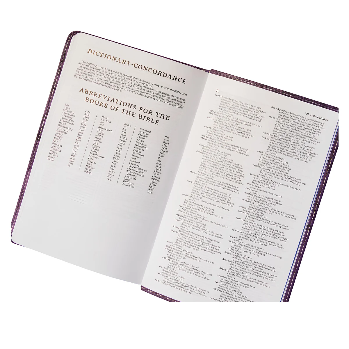 NKJV Pink Faux Leather Deluxe Gift Bible Red Letter Comfort Print - Image 4