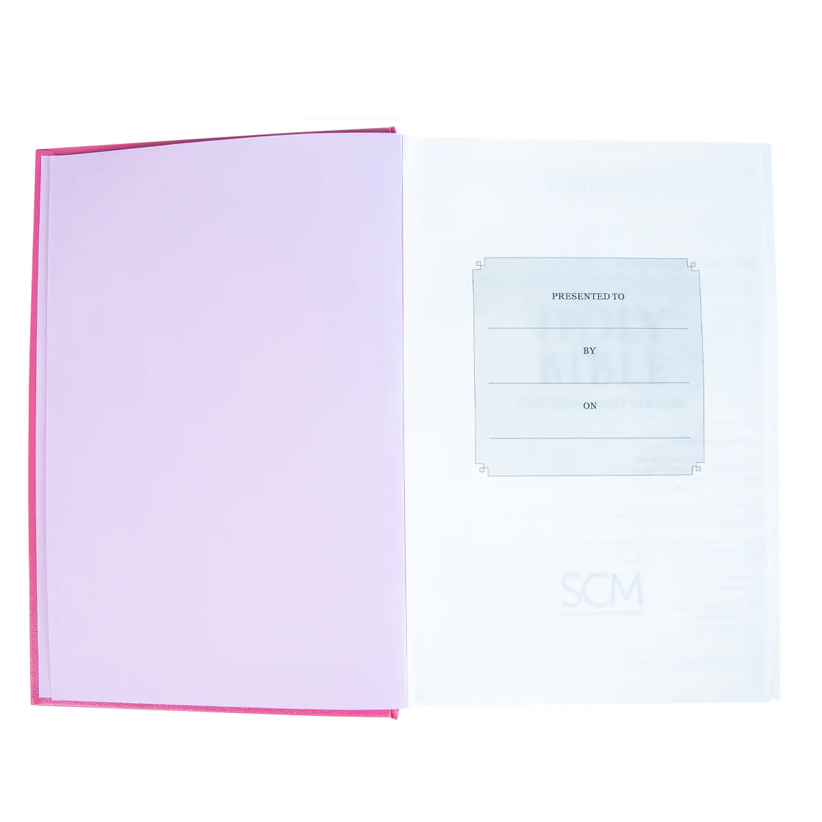 NKJV Pink Hardcover Bible - Image 4