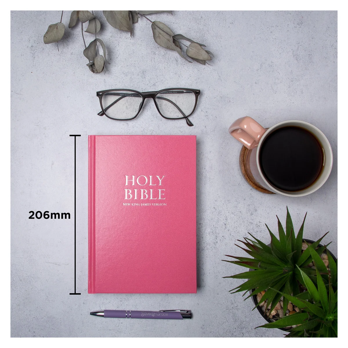 NKJV Pink Hardcover Bible - Image 7