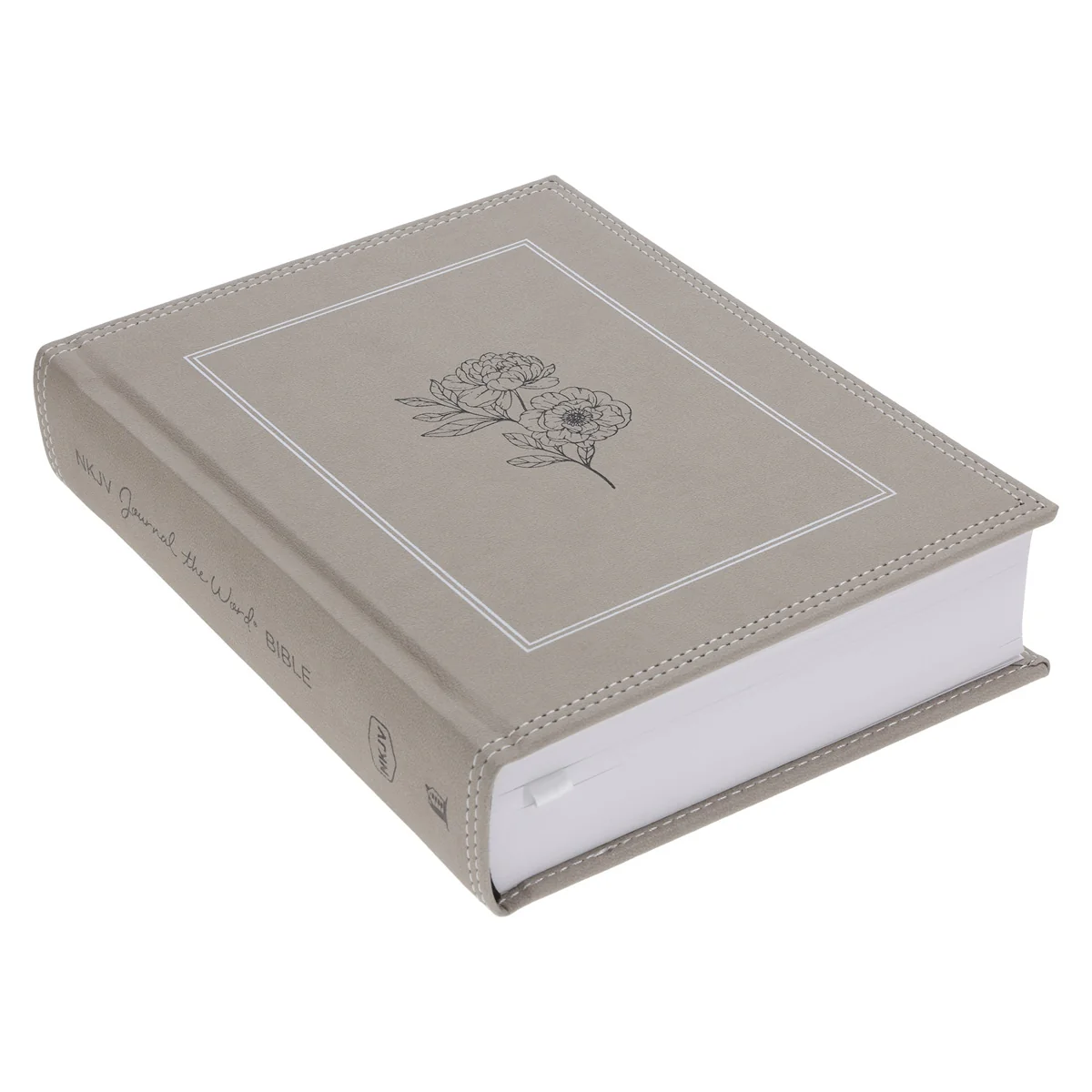 NKJV Stone Hardcover Journal the Word Bible Red Letter Comfort Print - Image 3