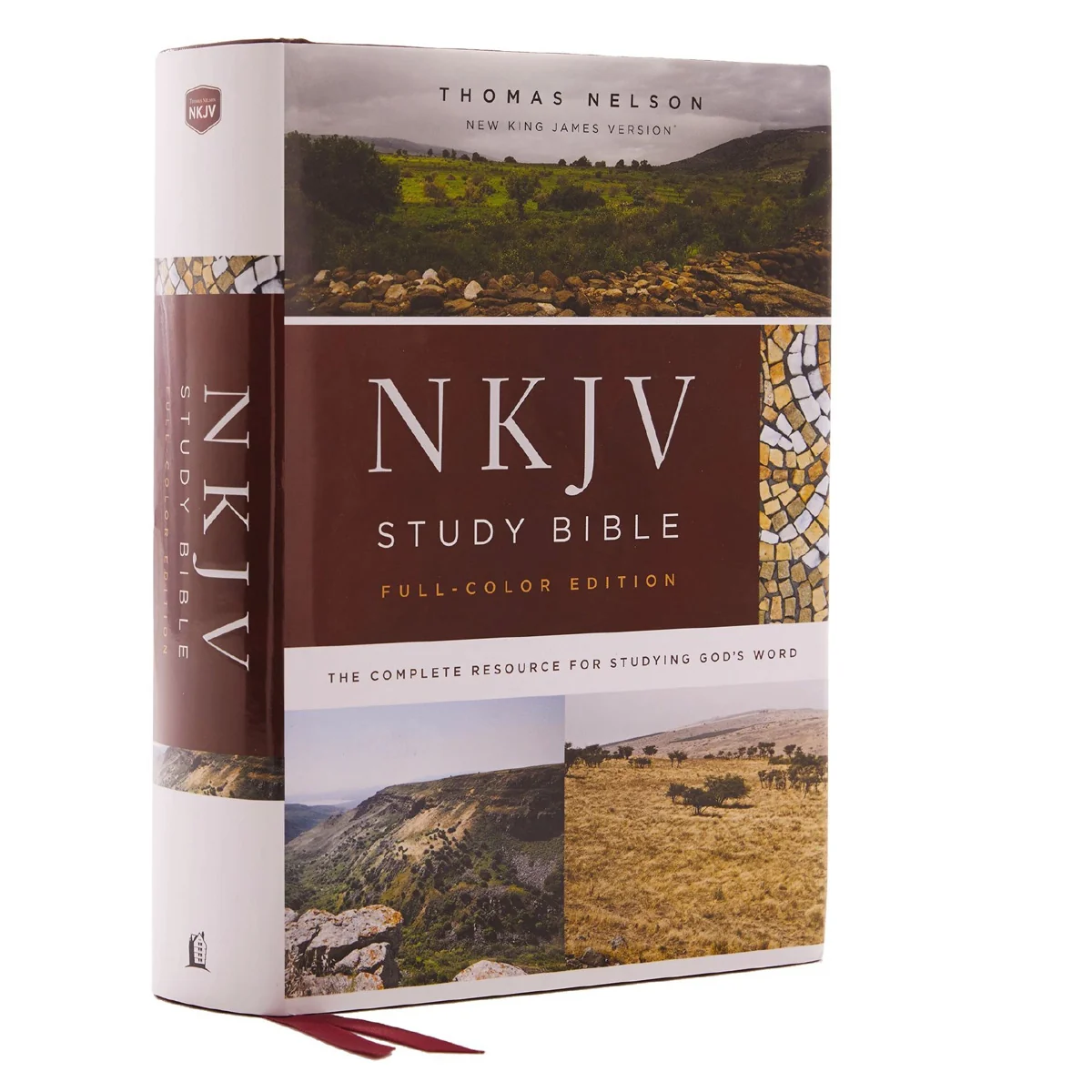 NKJV Hardcover Study Bible Complete Full Color Comfort Print - Image 3