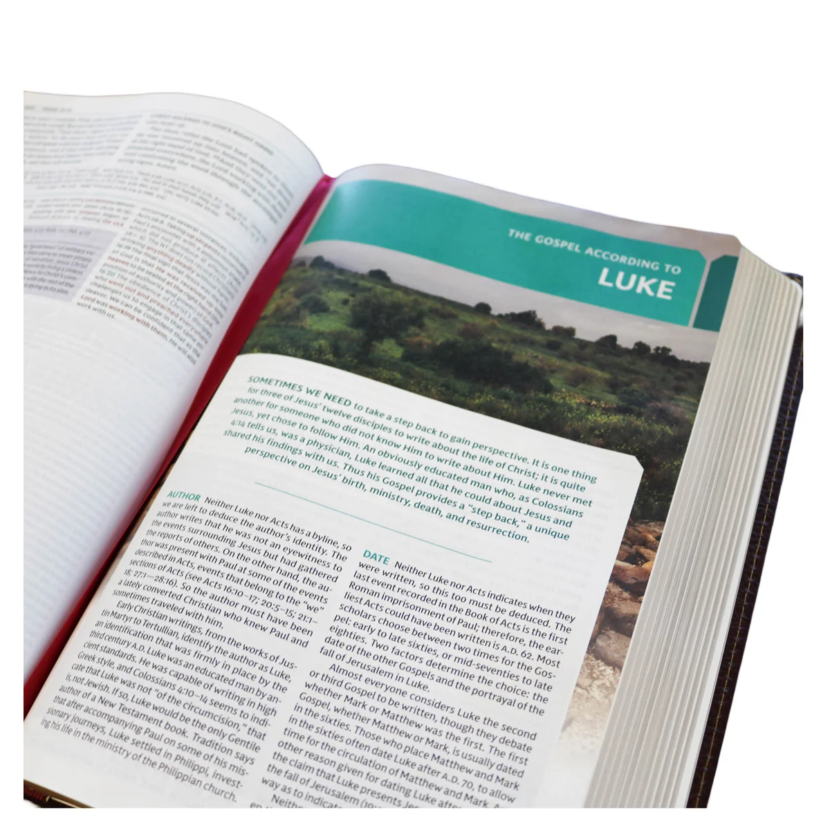 NKJV Hardcover Study Bible Complete Full Color Comfort Print - Image 5