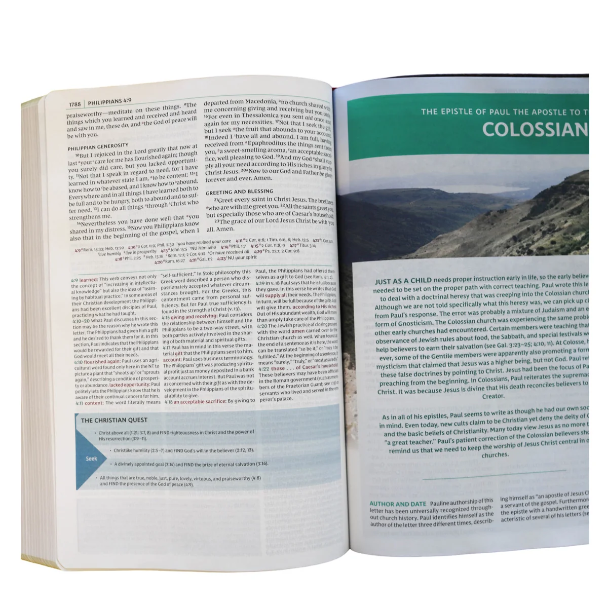 NKJV Hardcover Study Bible Complete Full Color Comfort Print - Image 6