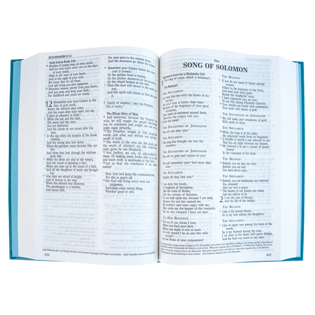 NKJV Teal Hardcover Bible - Image 6