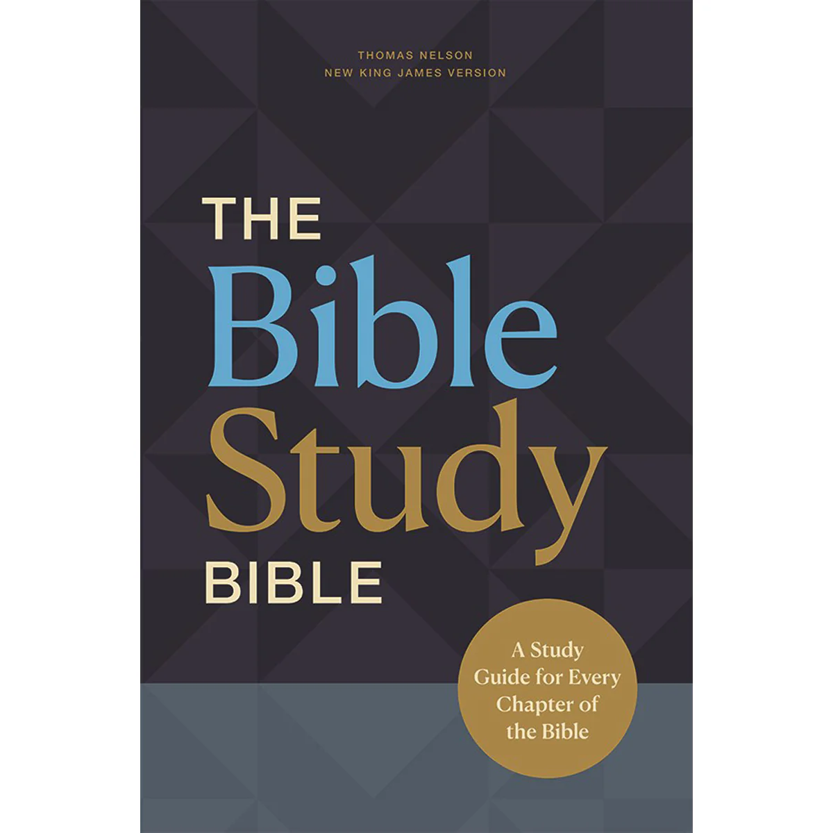 NKJV The Bible Study Bible Comfort Print Navy (Hardcover)