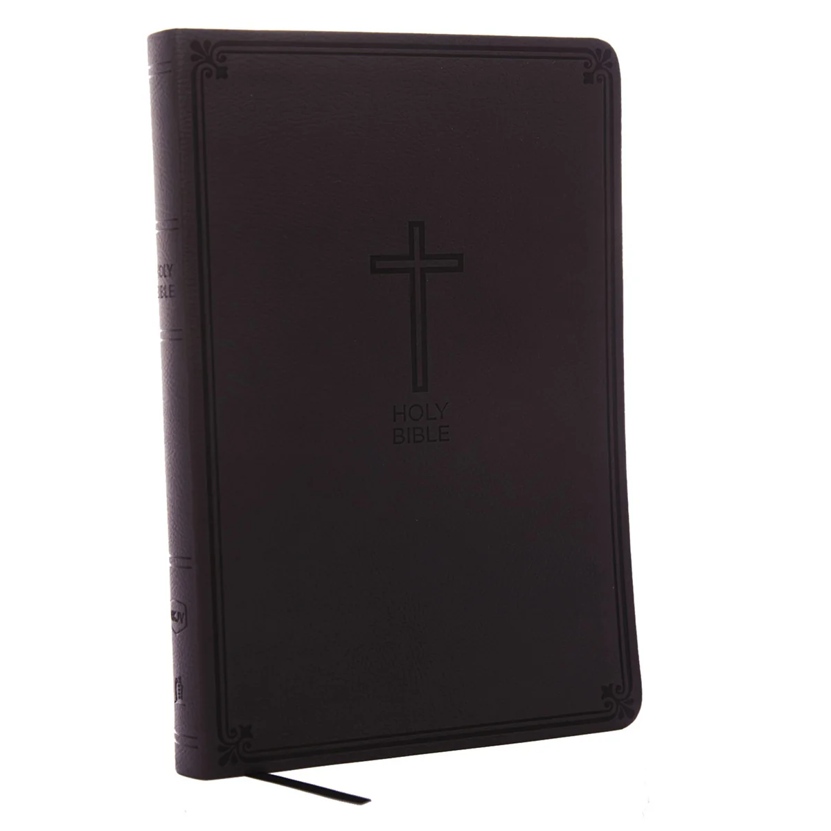 NKJV Value Thinline Large Print Red Letter Charcoal (Comfort Print)(Imitation Leather) - Image 2