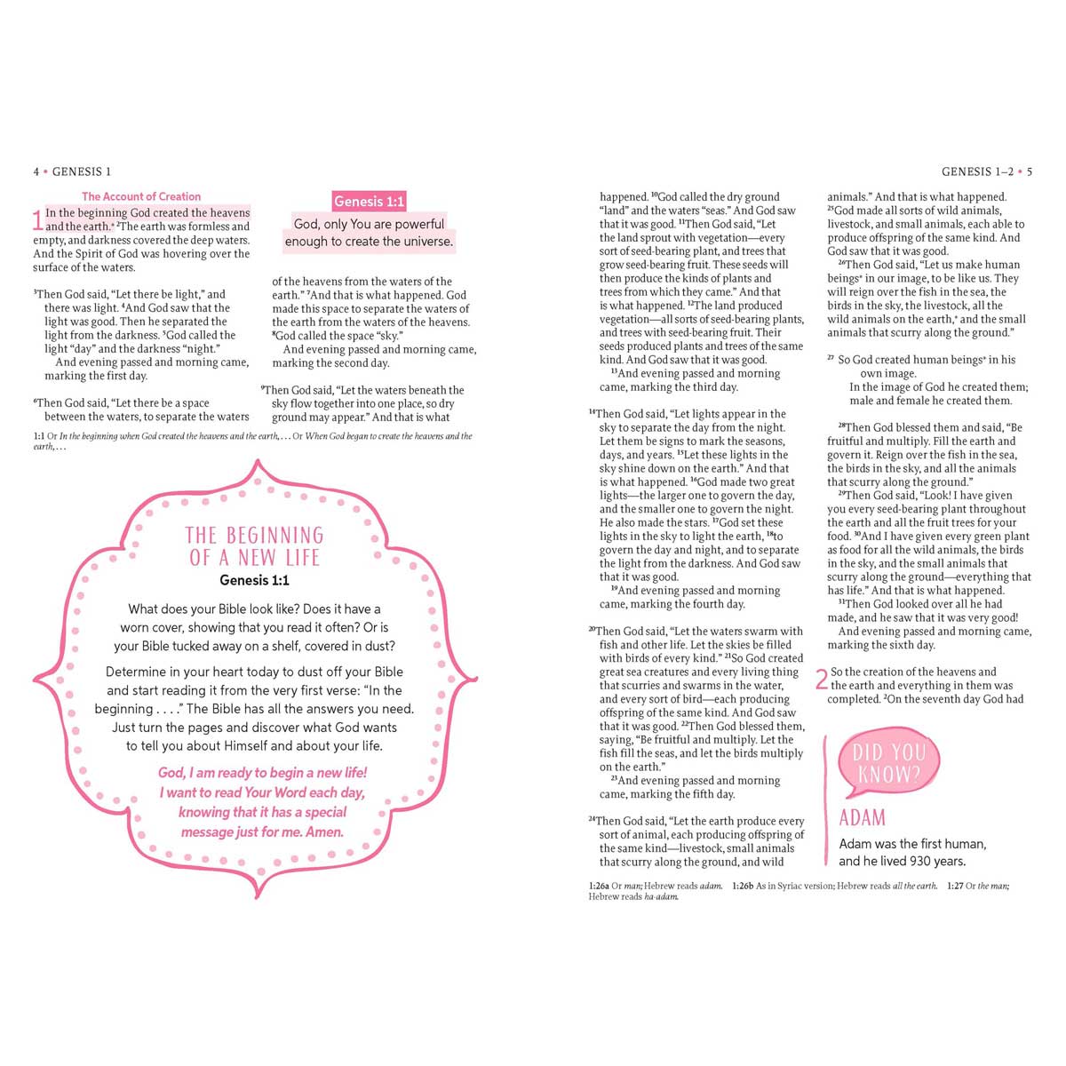 NLT A Girl After God's Own Heart Bible (Hardcover) - Image 4