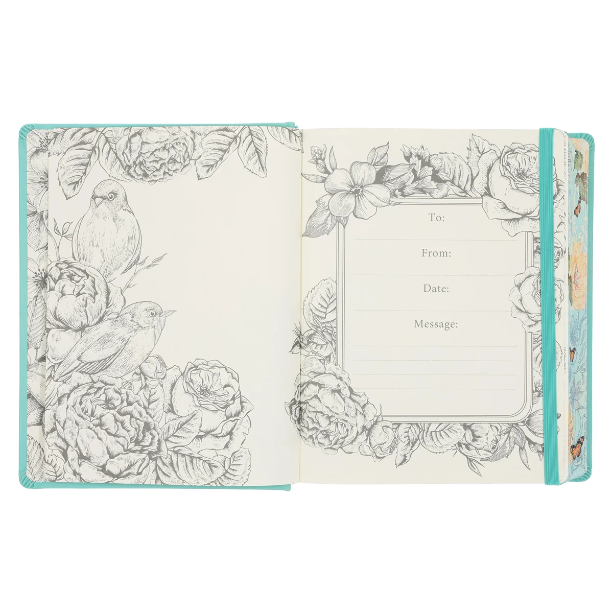 NLT Aquamarine Hardcover Faux Leather Inspire Filament-Enabled Bible - Image 2