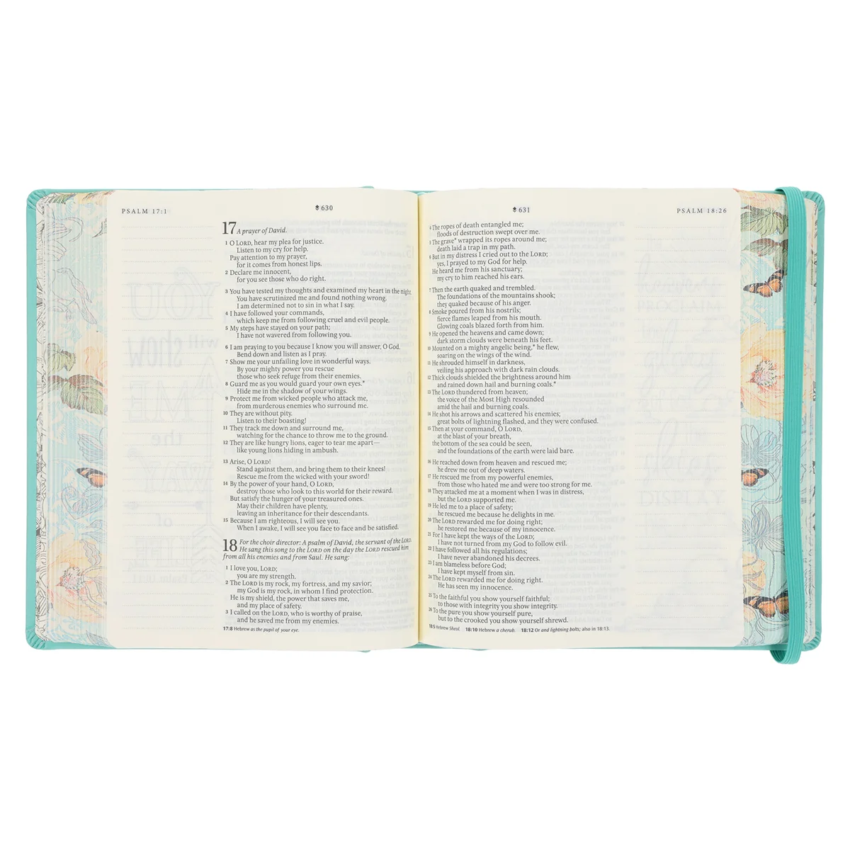 NLT Aquamarine Hardcover Faux Leather Inspire Filament-Enabled Bible - Image 4