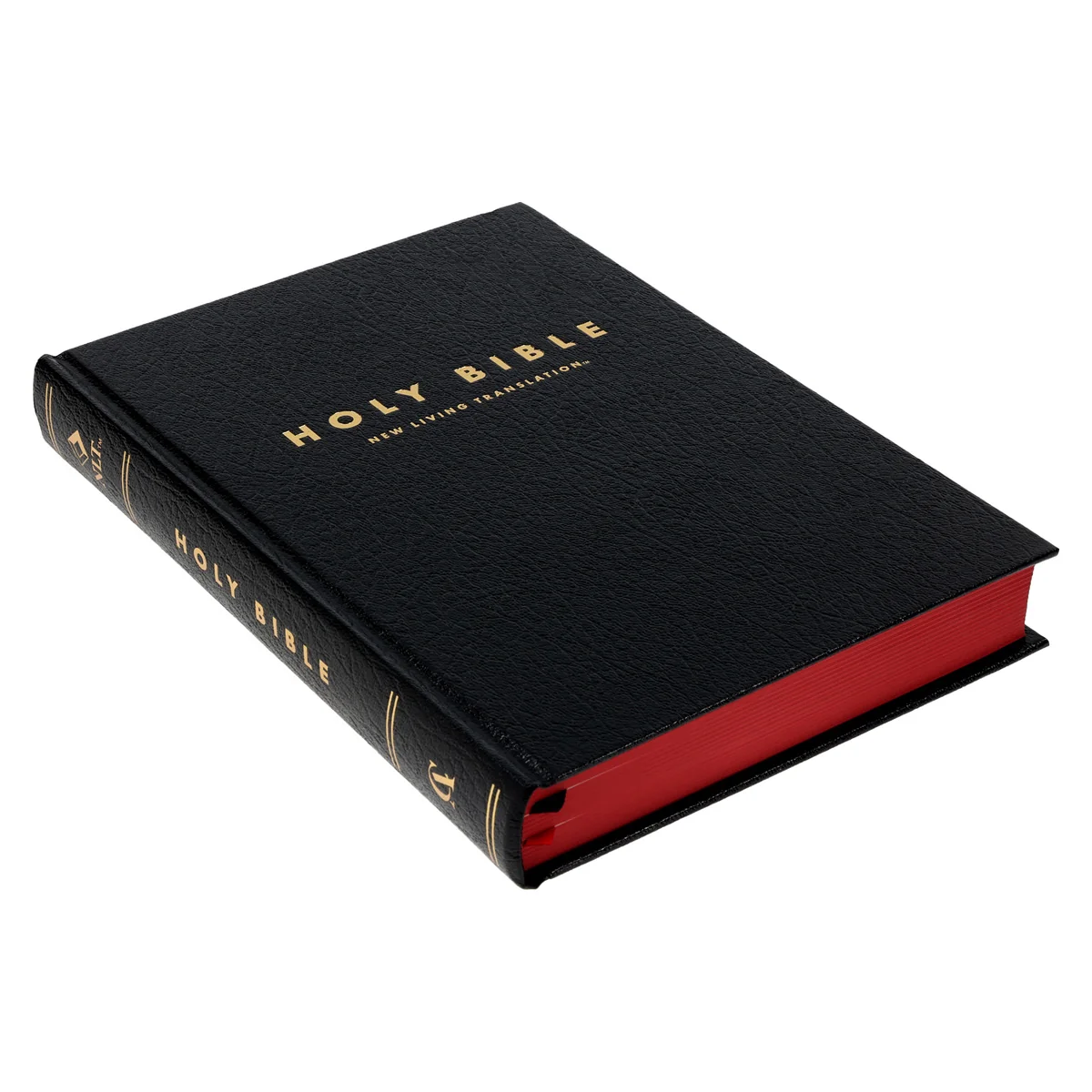NLT Black Hardcover Bible Large Print - Image 3