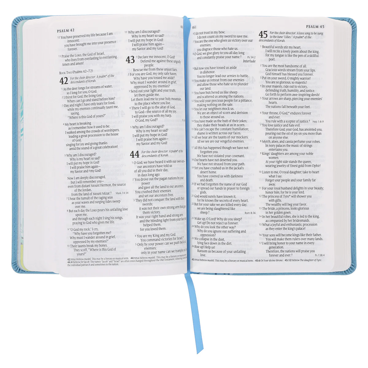 NLT Blue Elephant Flexcover Faux Leather Baby Bible for Boys - Image 6