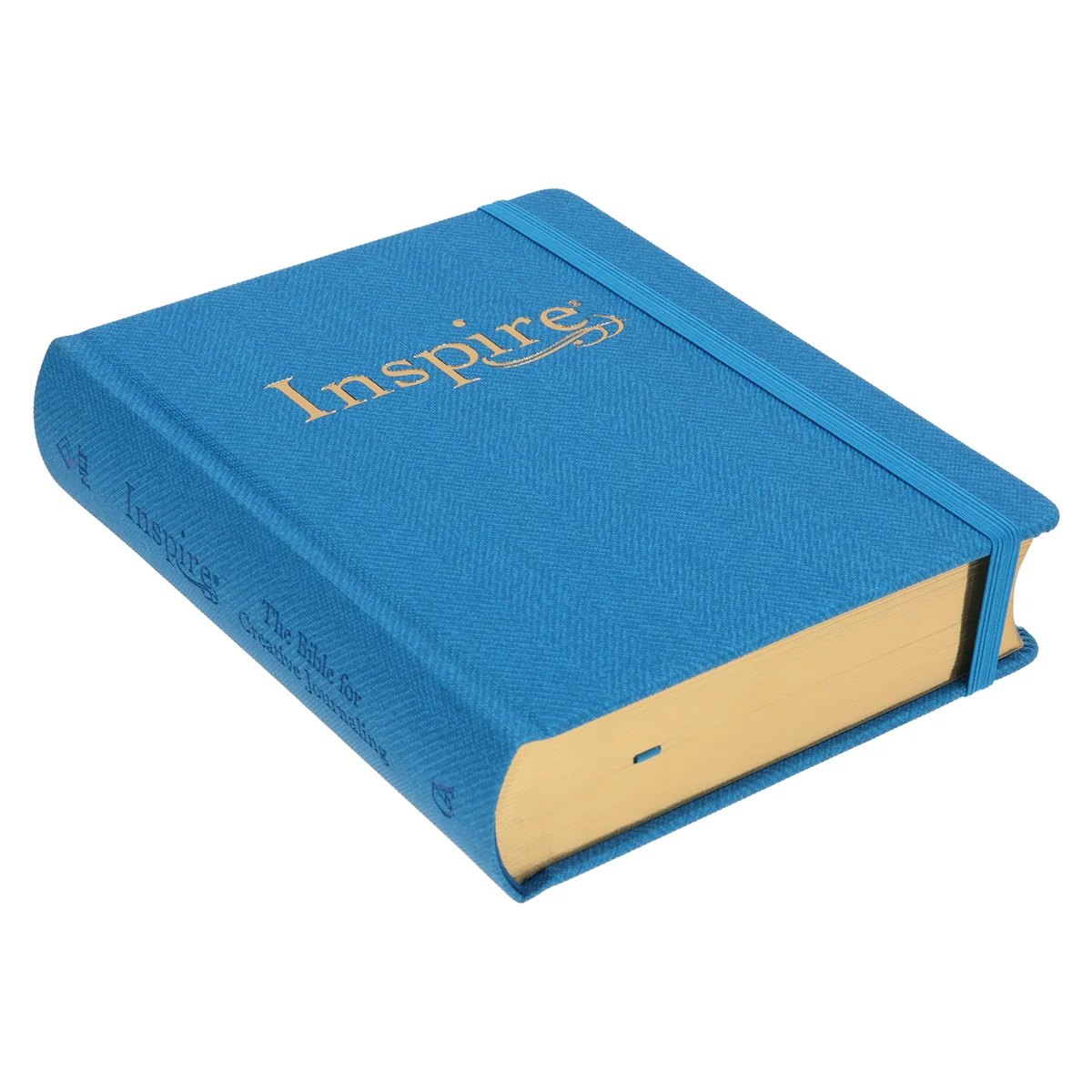 NLT Blue Faux Leather Hardcover Inspire Bible - Image 3