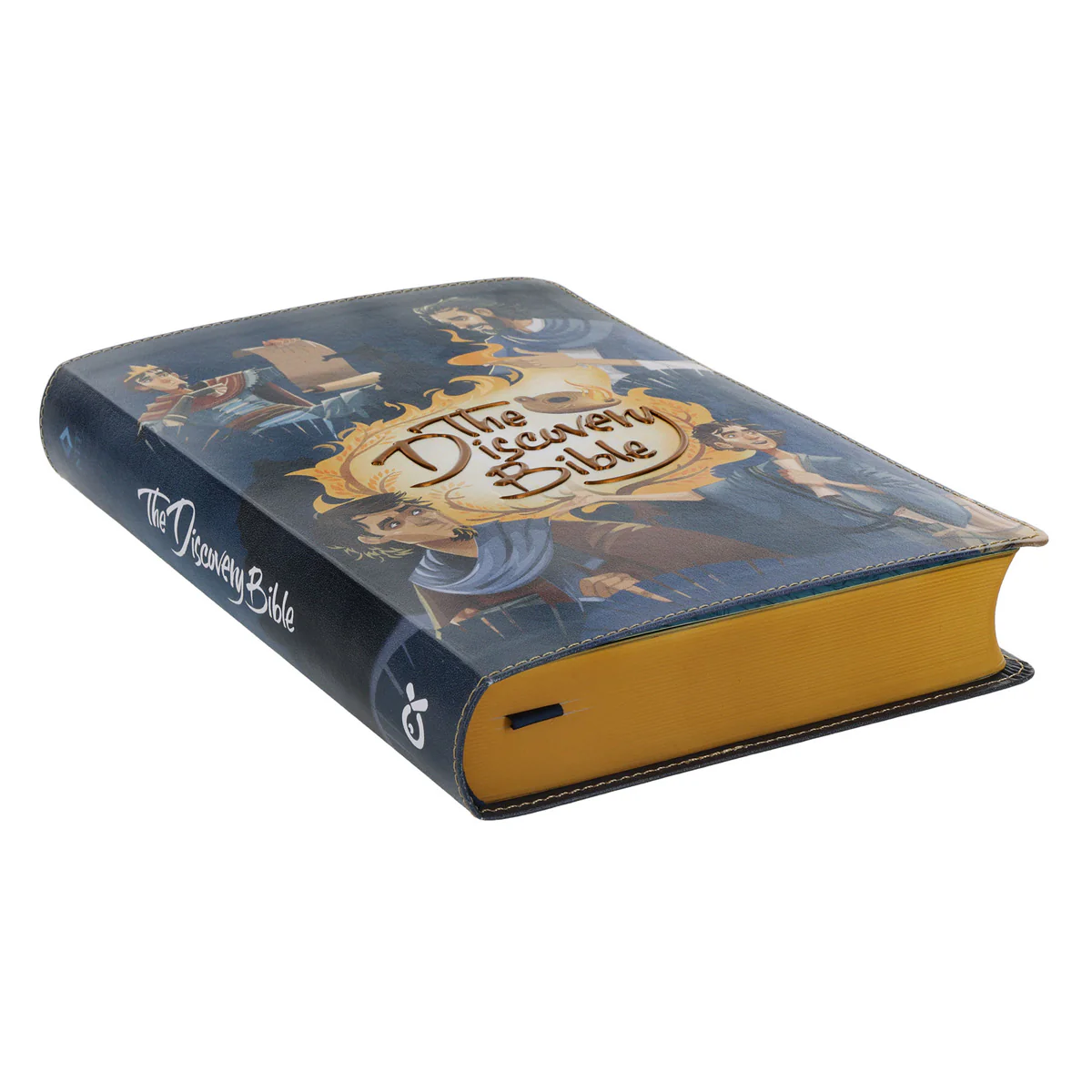 NLT Blue Faux Leather The Discovery Bible with Indexing Tabs - Image 4