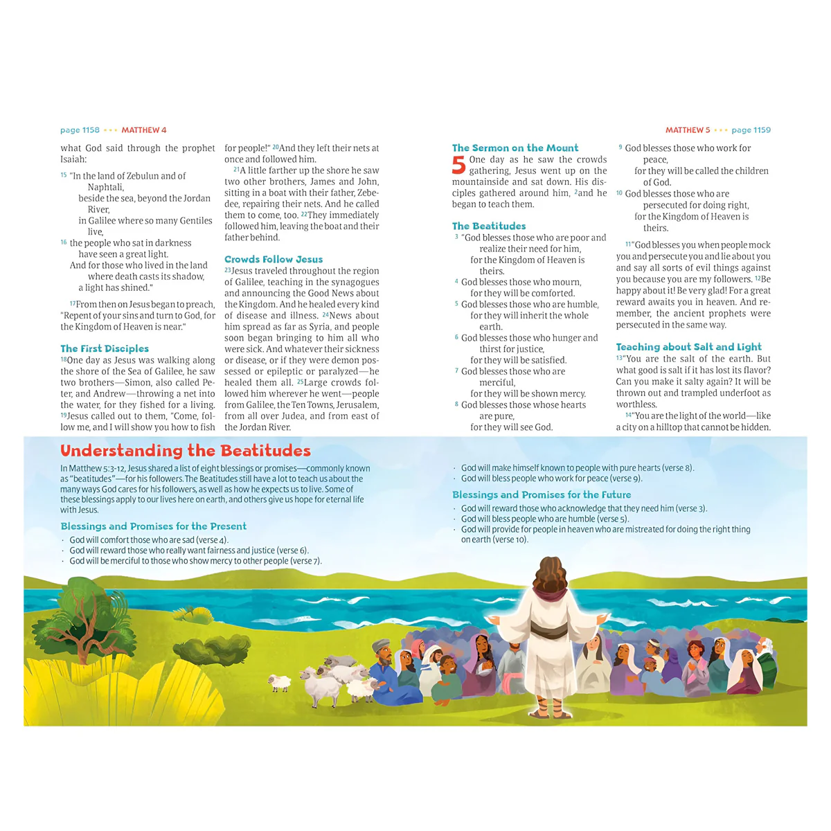 NLT Blue Mountains Imitation Leather Go Bible for Kids - Image 4