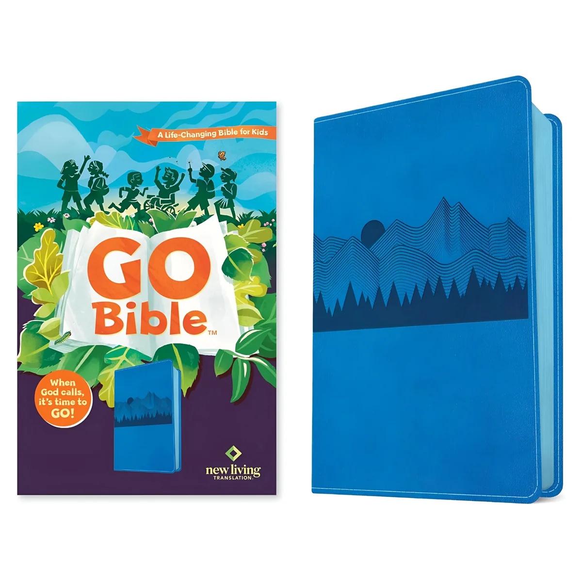 NLT Blue Mountains Imitation Leather Go Bible for Kids - Image 5