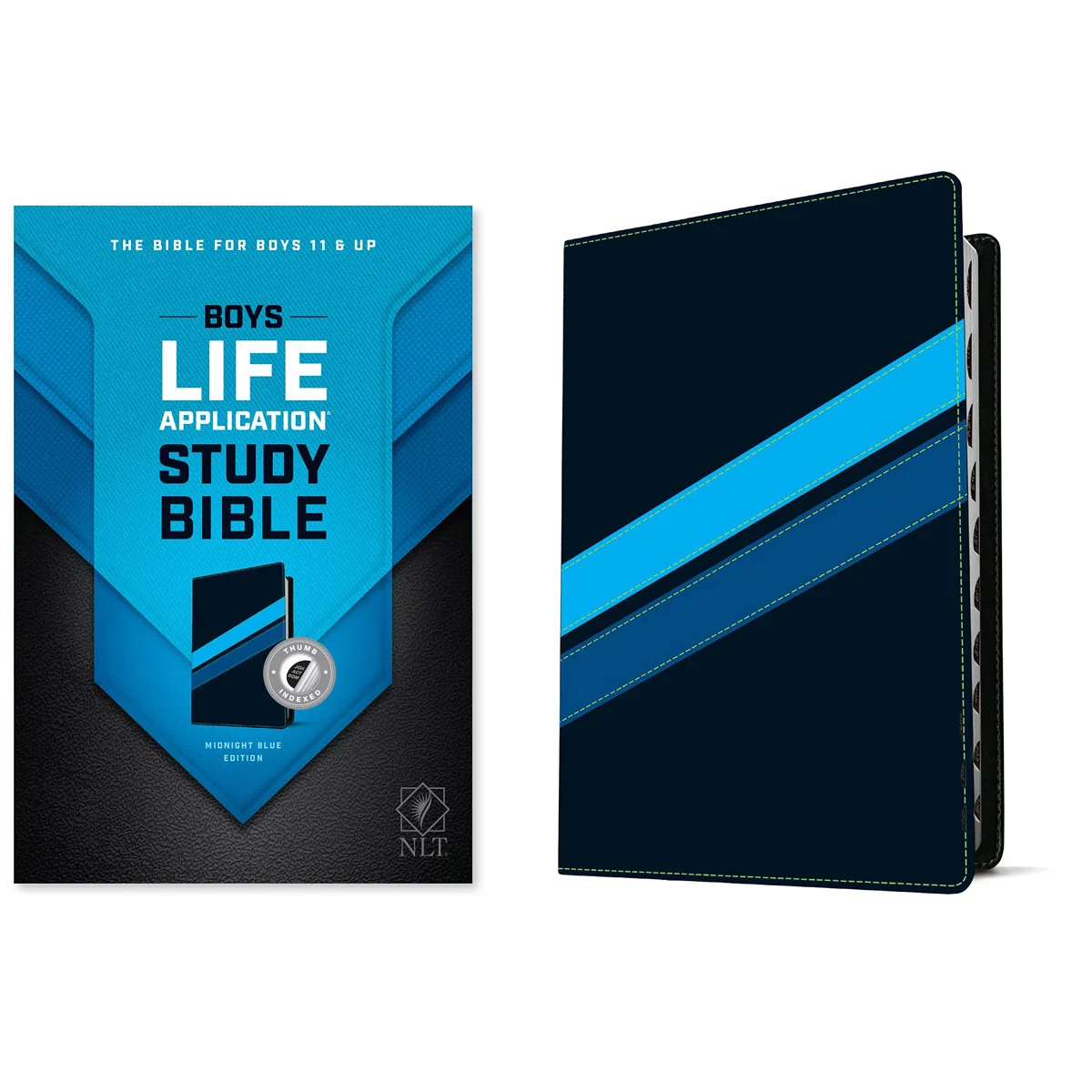 NLT Boys Life Application Study Bible, Indexed, TuTone, Midnight Blue (Imitation Leather) - Image 4
