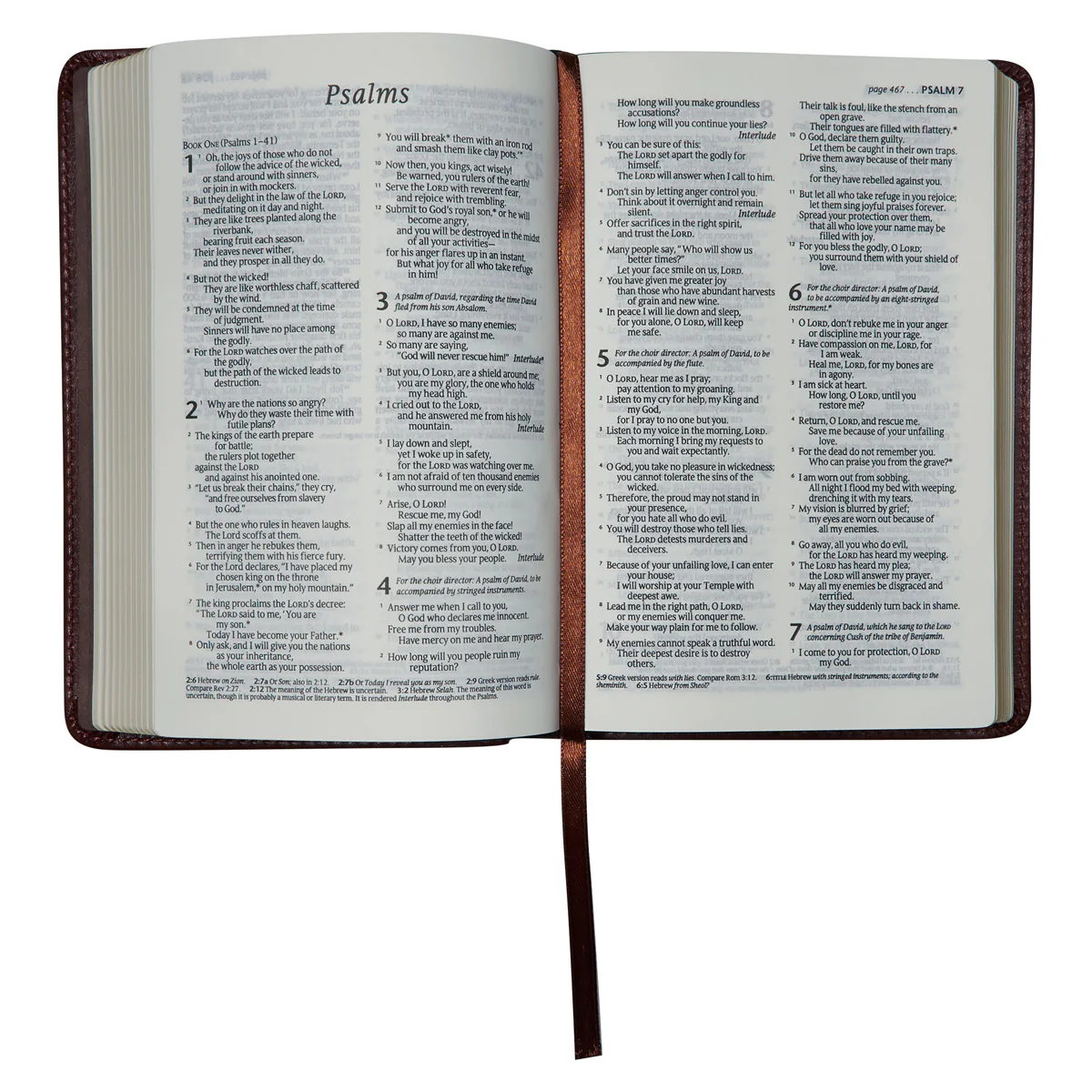 NLT Brown Faux Leather Flexcover Compact Bible - Image 6
