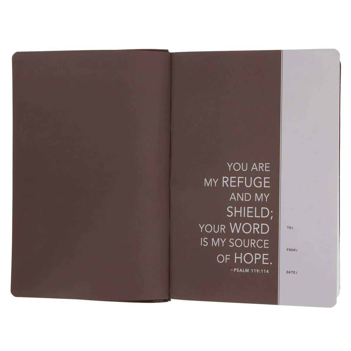 NLT Brown Flexcover Faux Leather Everyday Devotional Bible for Men - Image 4