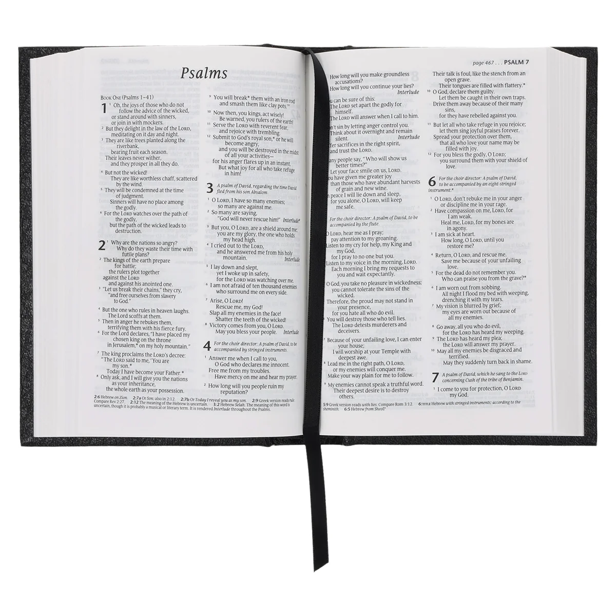 NLT Compact Bible Black Hardcover - Image 6