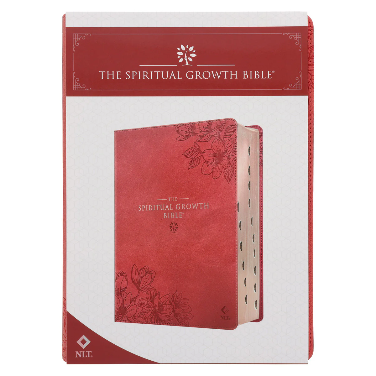 NLT Coral Faux Leather Spiritual Growth Bible - Image 7