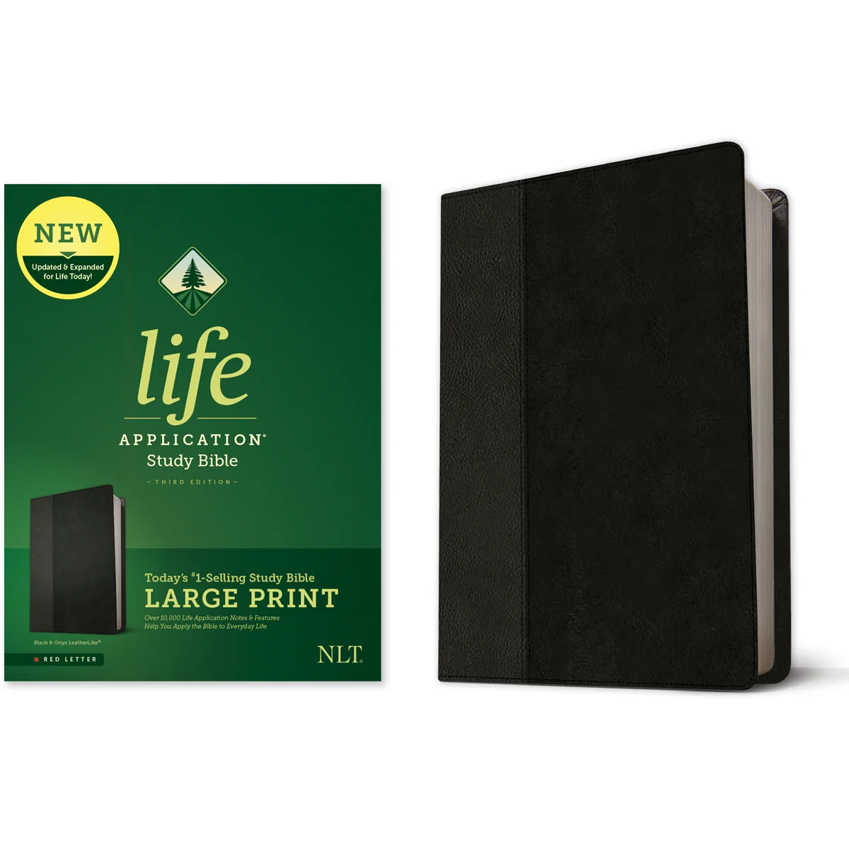 NLT Life Application Study Bible 3rd Edition Large Print Black (Imitation Leather) - Image 2