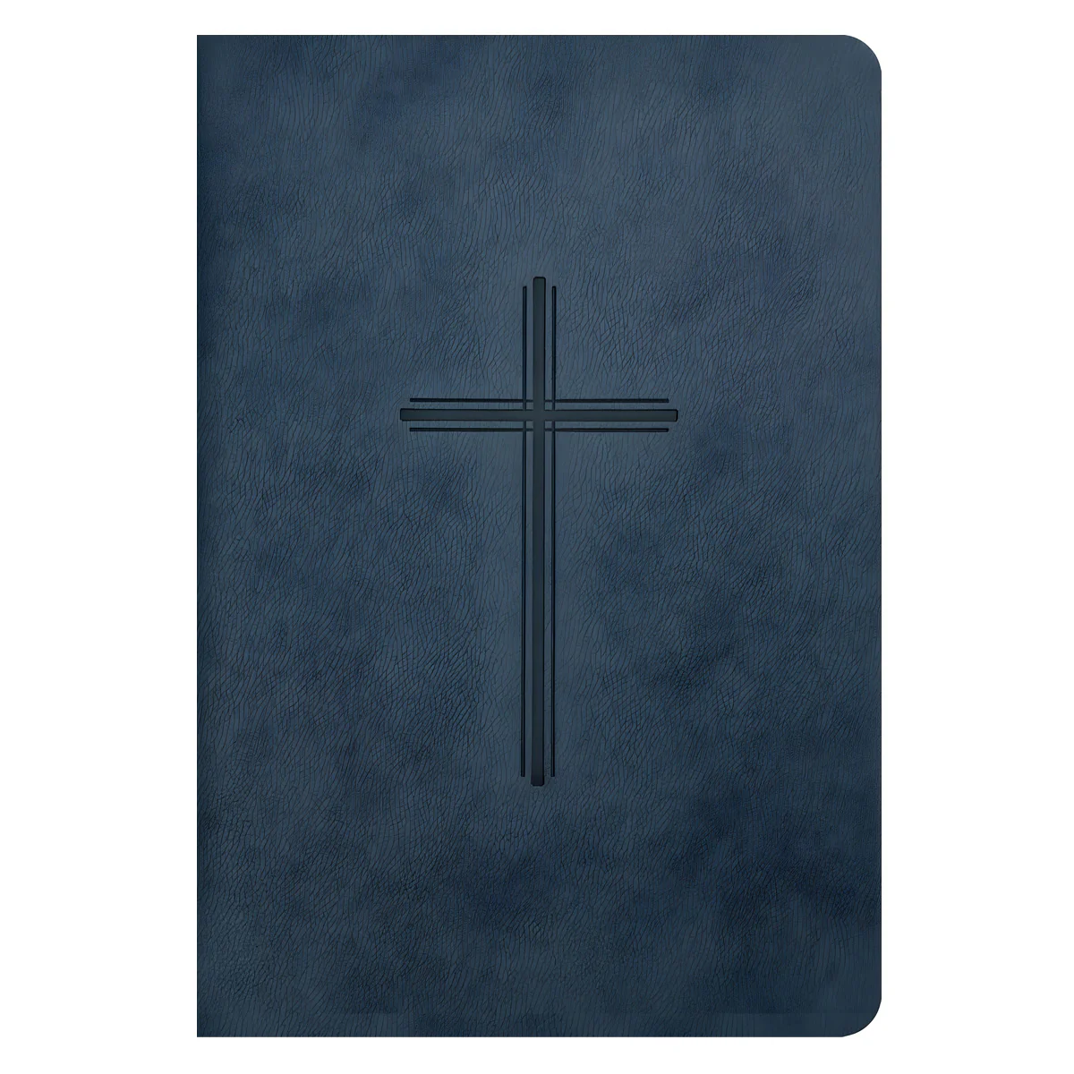 NLT Navy Cross Imitation Leather Filament Premium Value Compact Bible