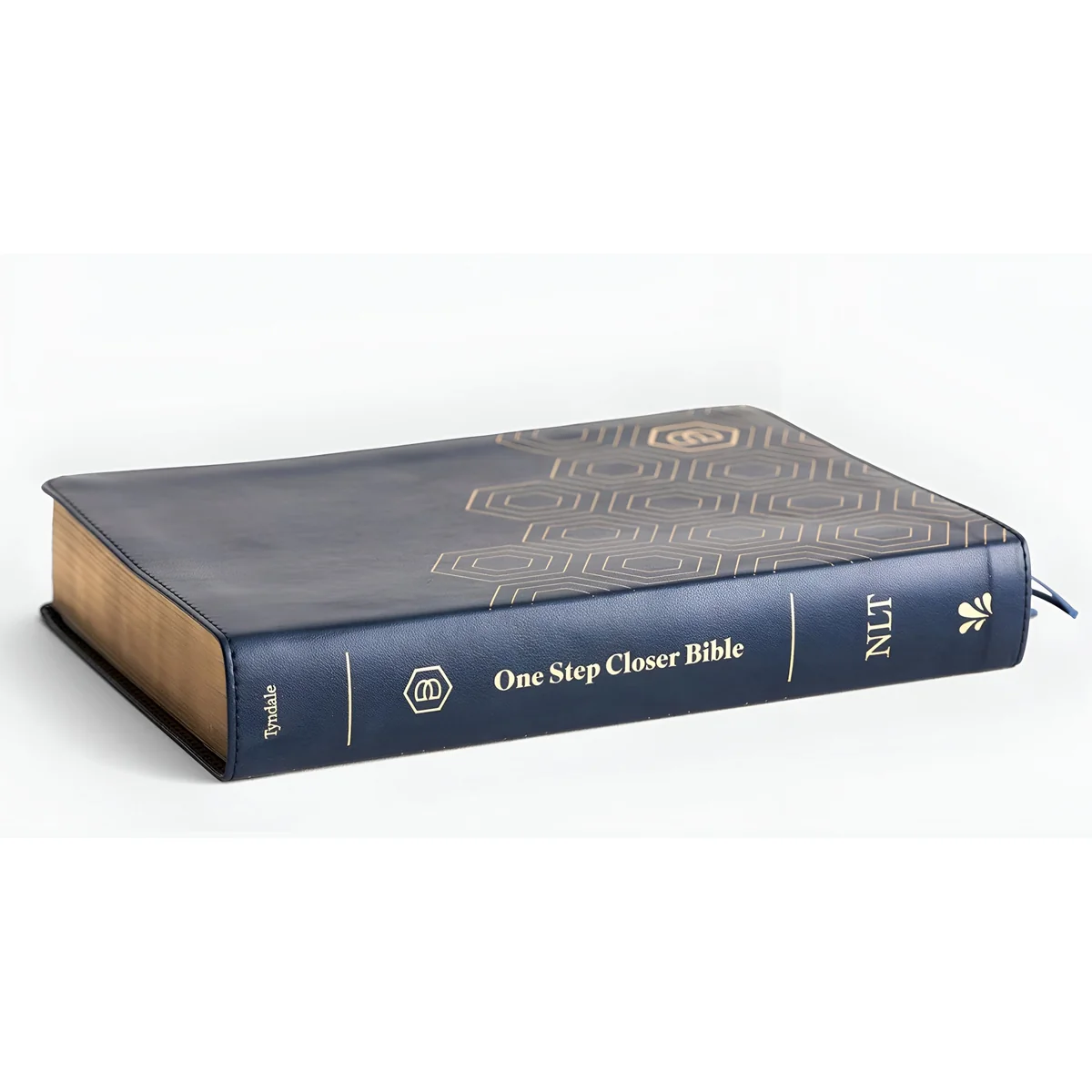 NLT Navy Imitation Leather One Step Closer Bible - Image 2