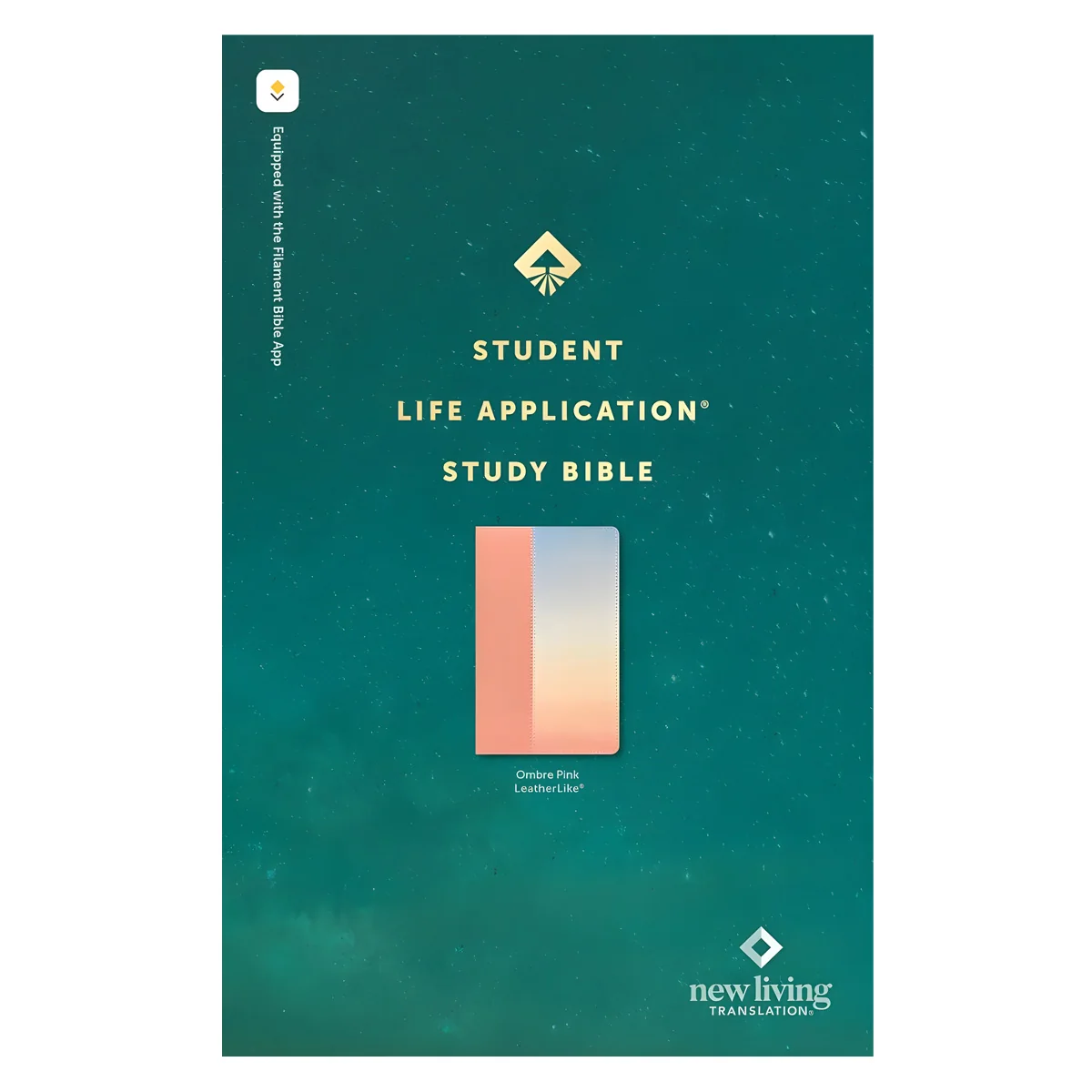 NLT Ombre Imitation Leather Filament Student Life Application Bible Red Letter - Image 2