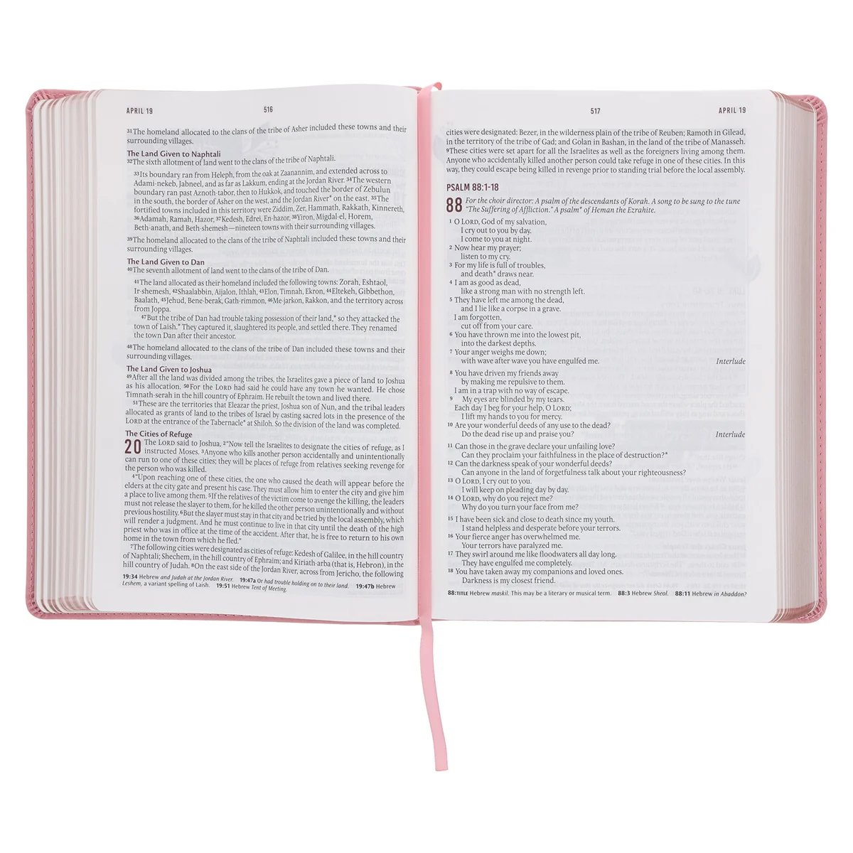 NLT Pink Flexcover Faux Leather Everyday Devotional Bible for Women - Image 5