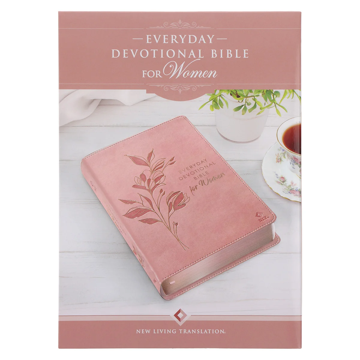 NLT Pink Flexcover Faux Leather Everyday Devotional Bible for Women - Image 7