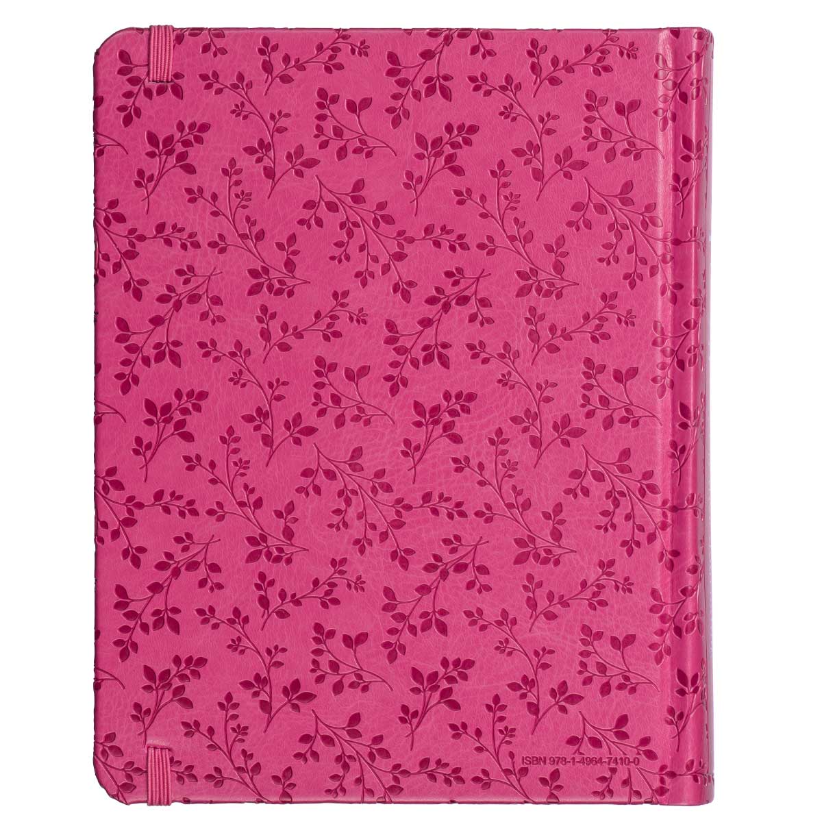 NLT Pink Peony Faux Leather Inspire Filament Bible - Image 2