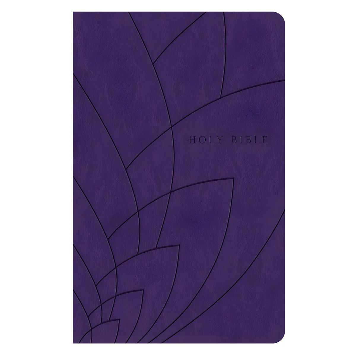 NLT Purple Petals Imitation Leather Filament Premium Gift Bible