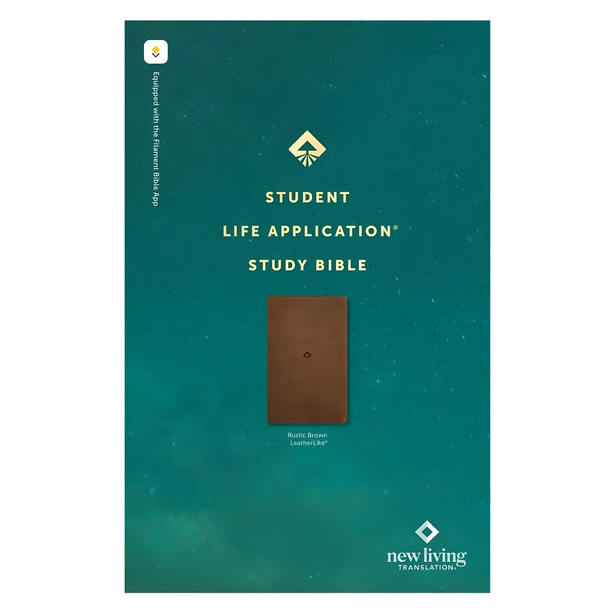NLT Rustic Brown Imitation Leather Filament Student Life Application Bible Red Letter - Image 2