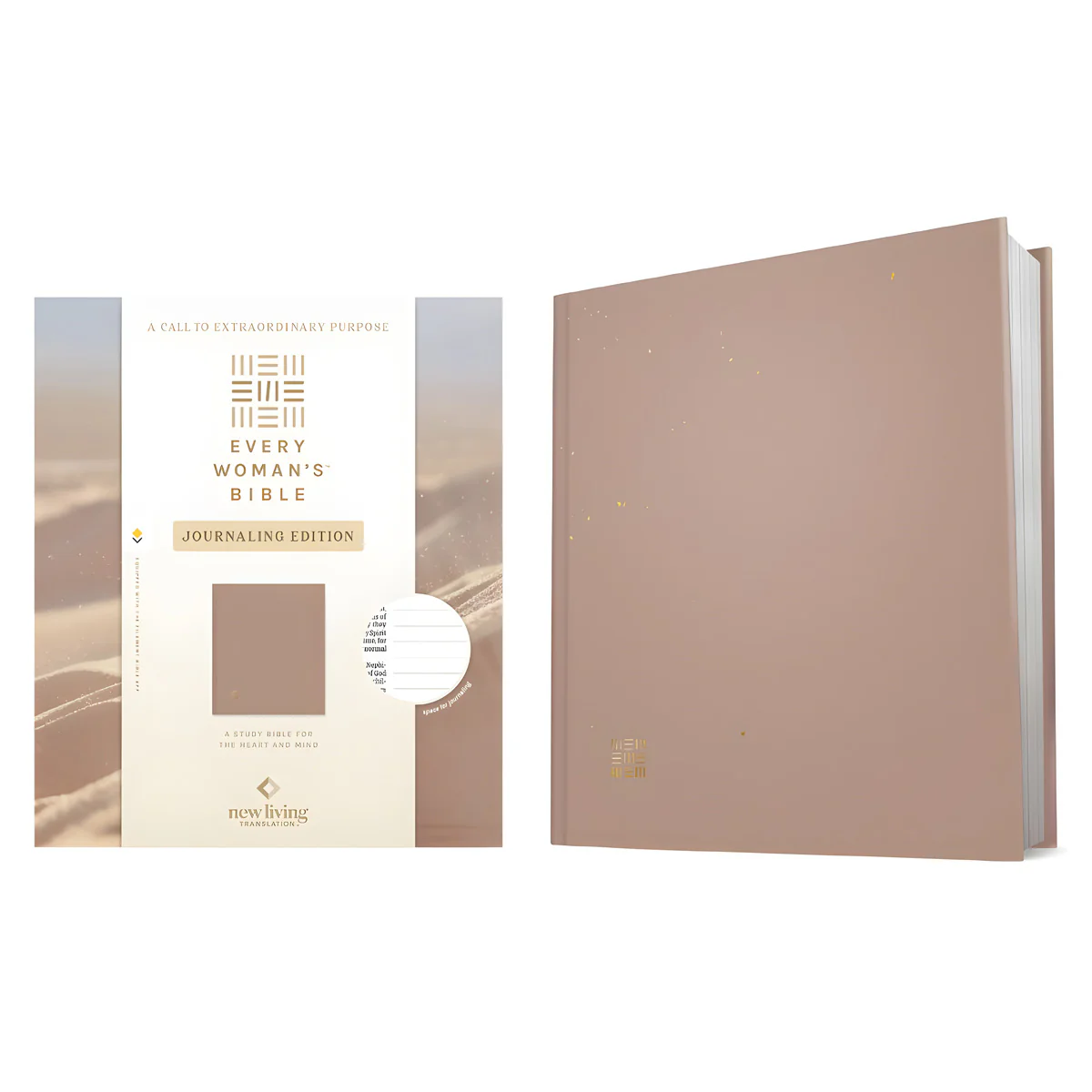 NLT Sand Hardcover Filament Enabled Every Woman's Journaling Edition Bible Red Letter - Image 3