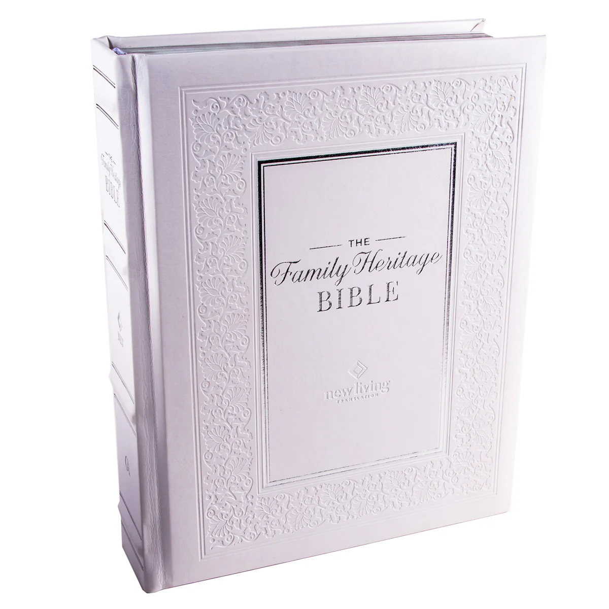NLT The Family Heritage Bible White Hardcover - Image 3