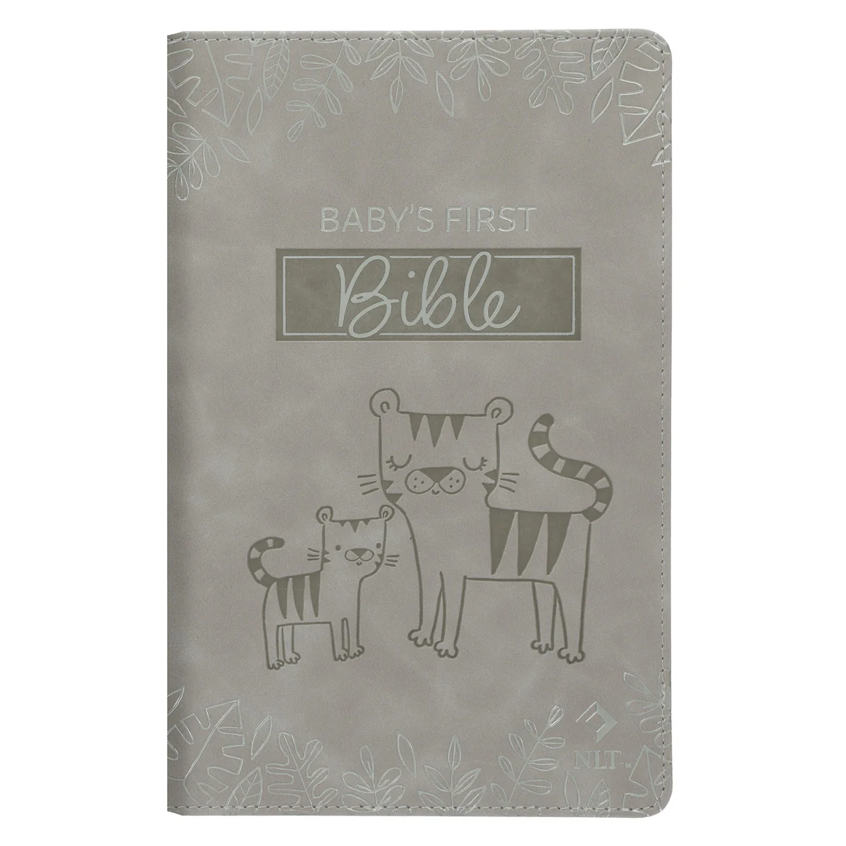 NLT Tiger Flexcover Faux Leather Baby's First Bible
