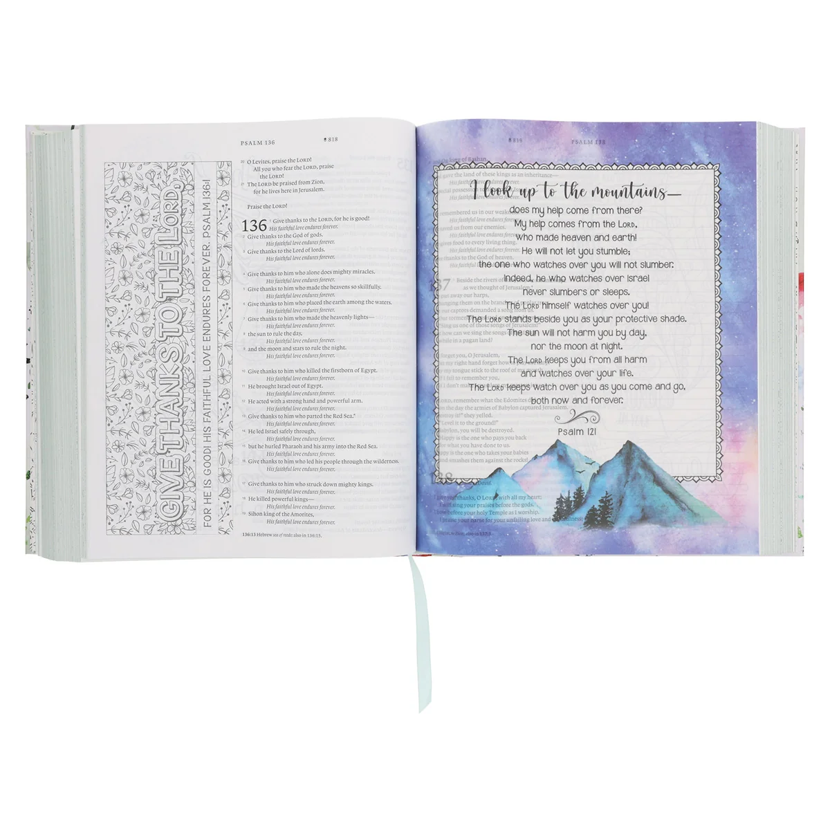 NLT Wildflower Meadow Hardcover Inspire Faith Filament-Enabled Bible Large Print - Image 6