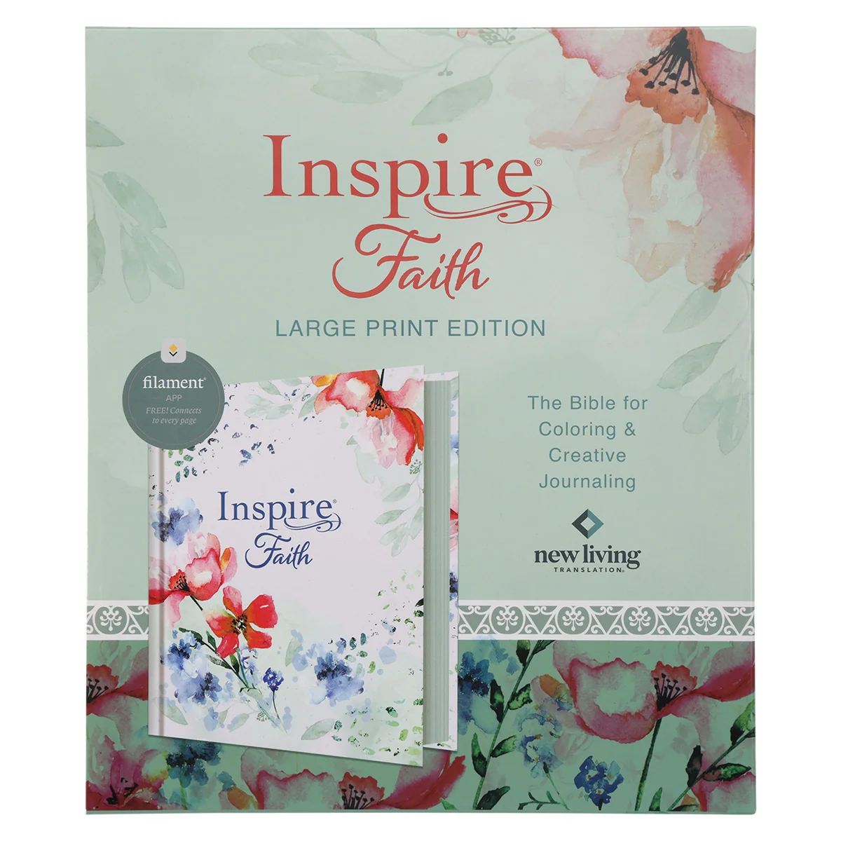 NLT Wildflower Meadow Hardcover Inspire Faith Filament-Enabled Bible Large Print - Image 7