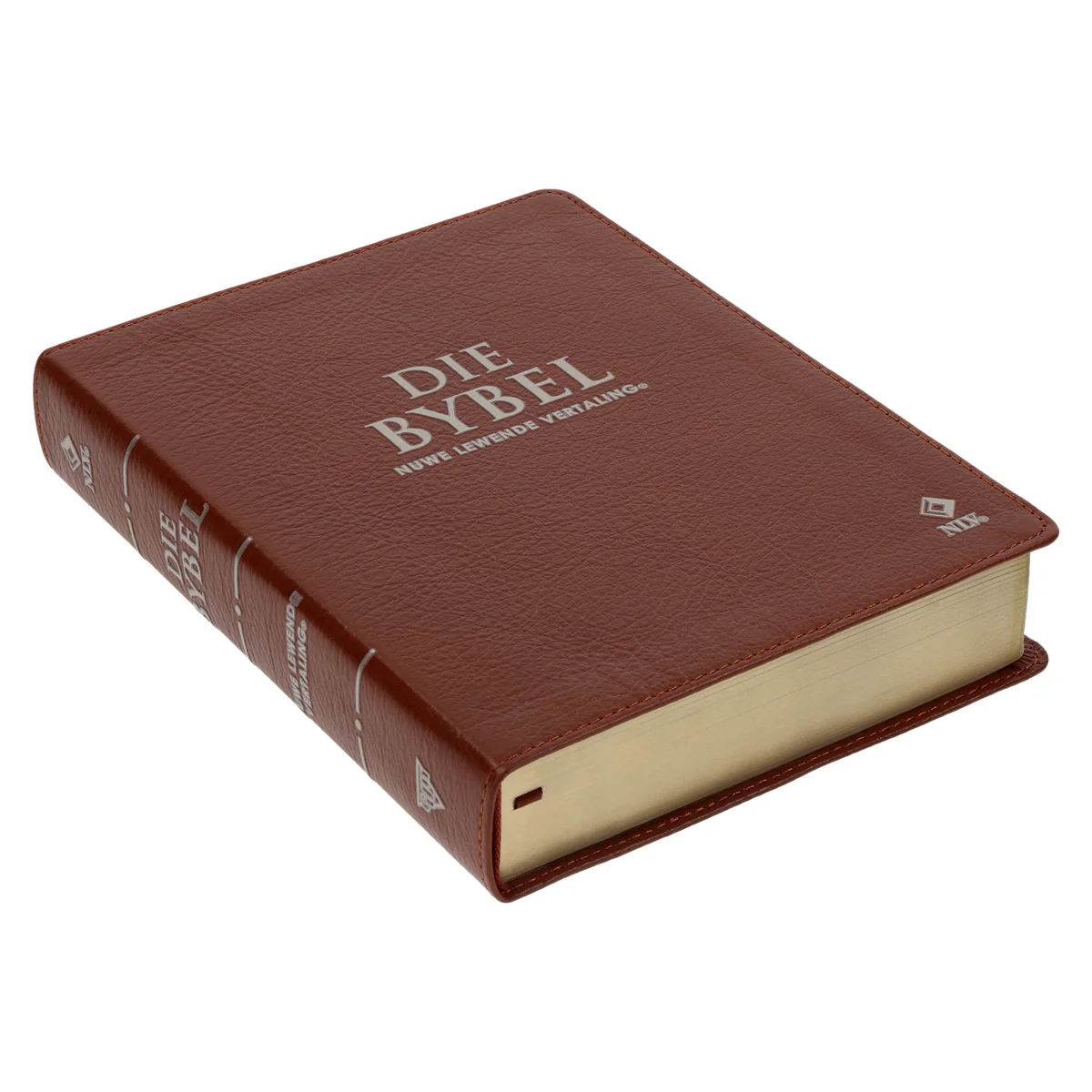 NLV Bruin Egte Leer Joernaal-Bybel - Image 3