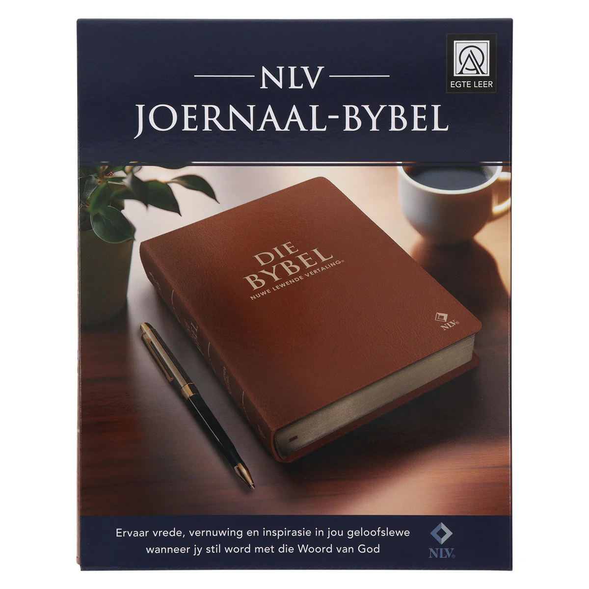 NLV Bruin Egte Leer Joernaal-Bybel - Image 7
