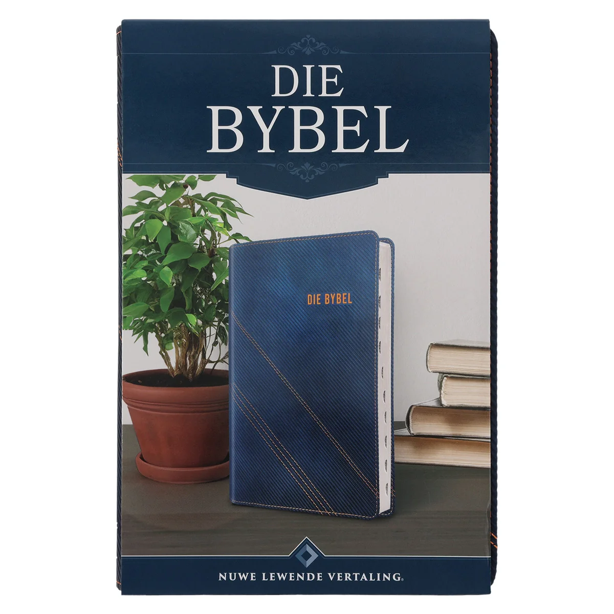 NLV Donkerblou en Oranje Kunsleer Standaard Bybel Met Duimgrepe - Image 7